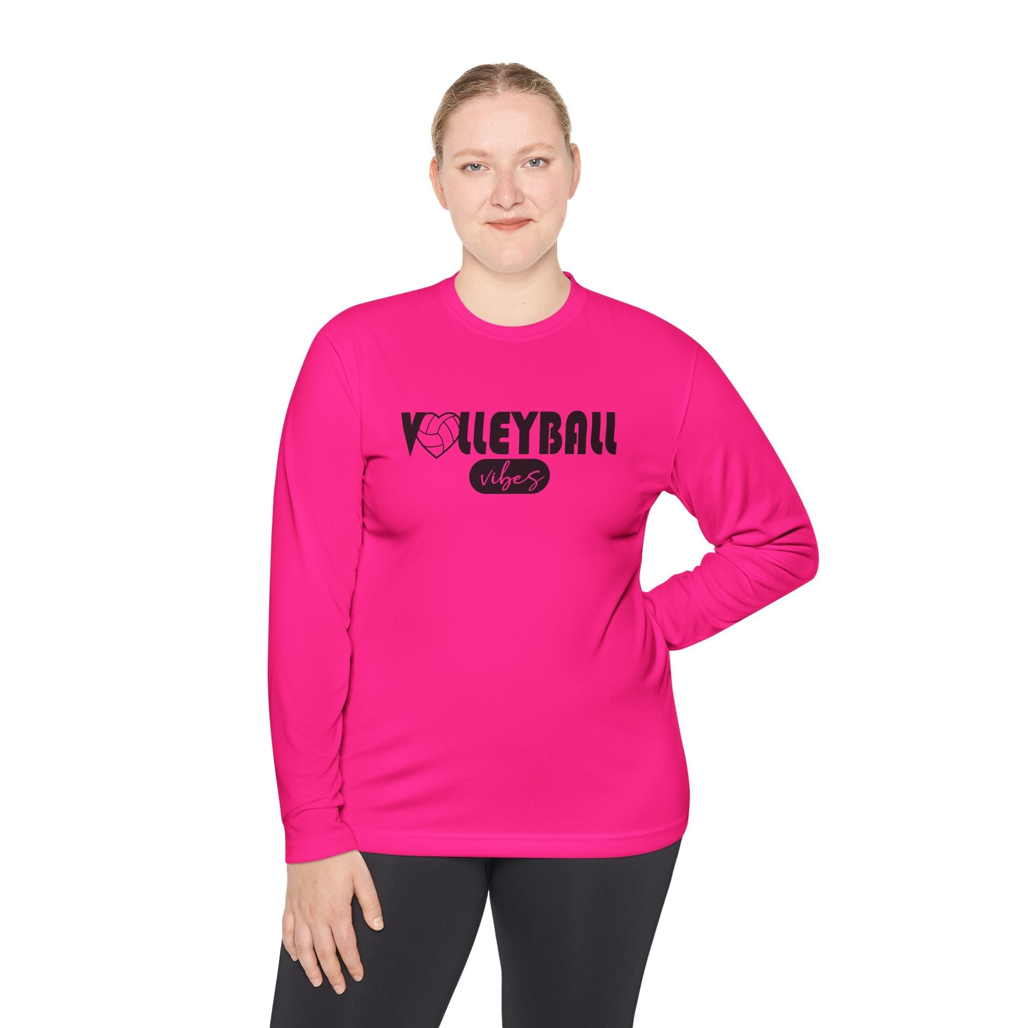 Graphic Teen Girls Long Sleeve T-Shirt - Volleyball Vibes | Long - sleeve by atgodanddesigns
