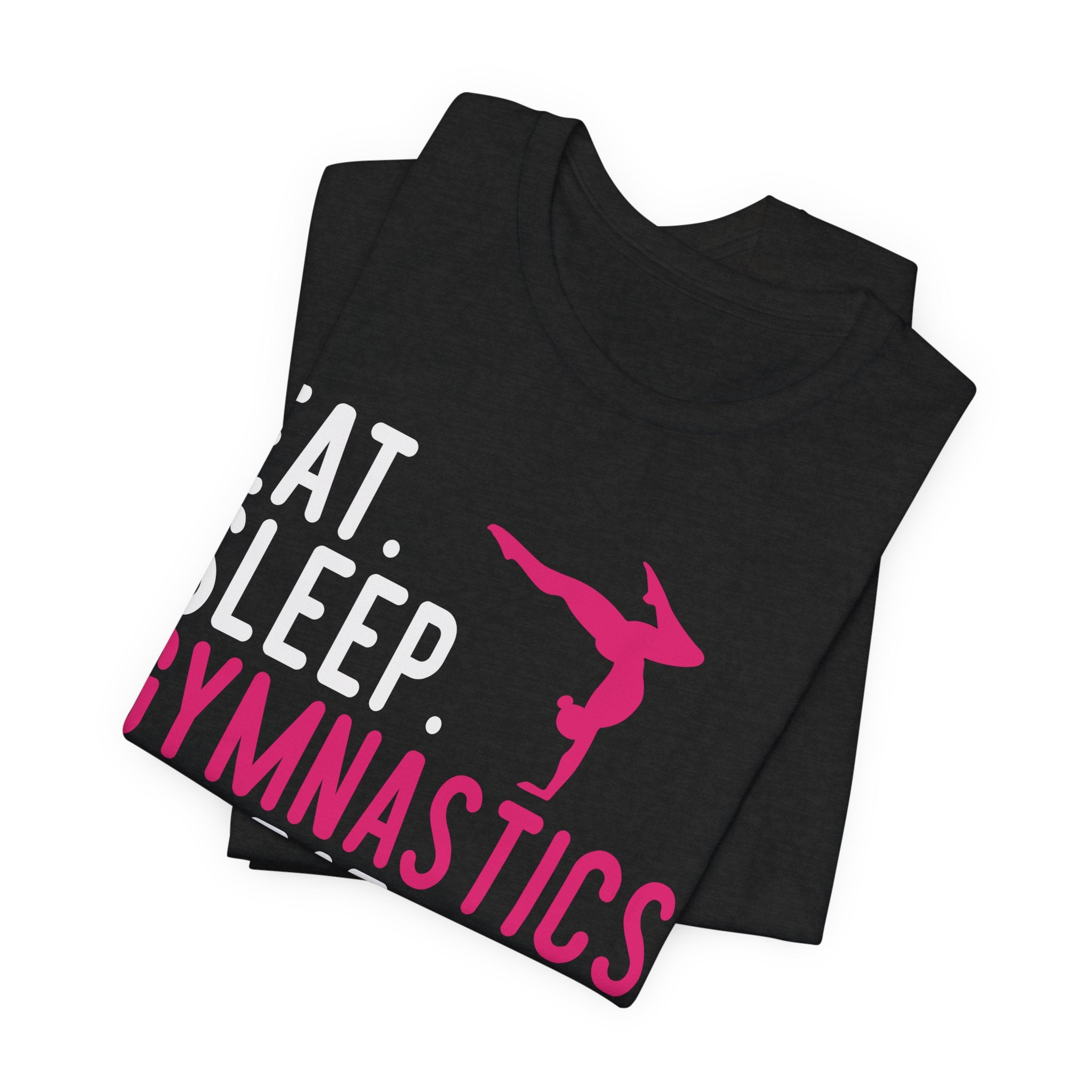 Graphic Teen Girls T-Shirt - Eat Sleep Gymnastics Repeat | T-Shirt by atgodanddesigns