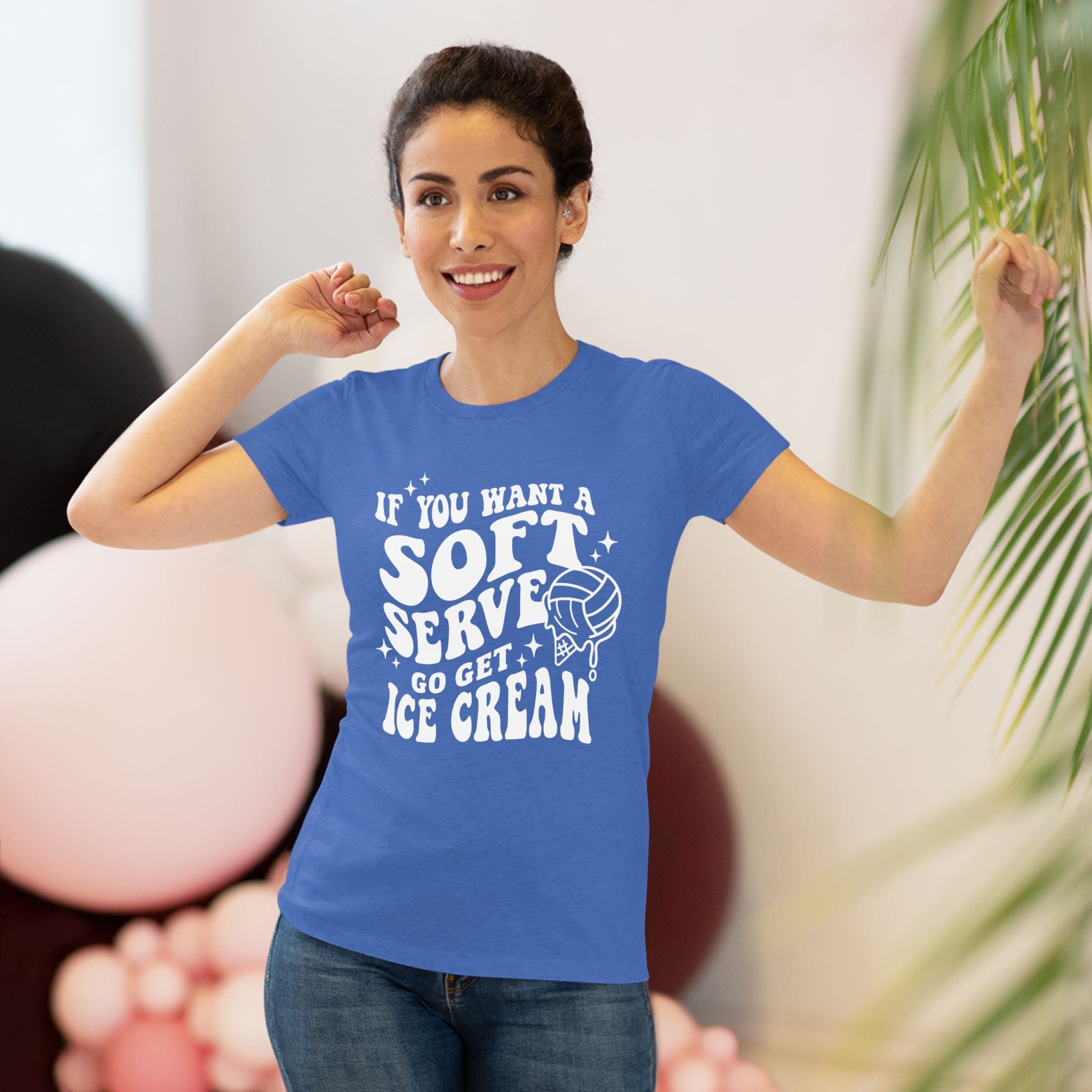 Graphic Teen Girls T-Shirt - If You Want Soft Seve Go Get Ice Cream | T-Shirt by atgodanddesigns