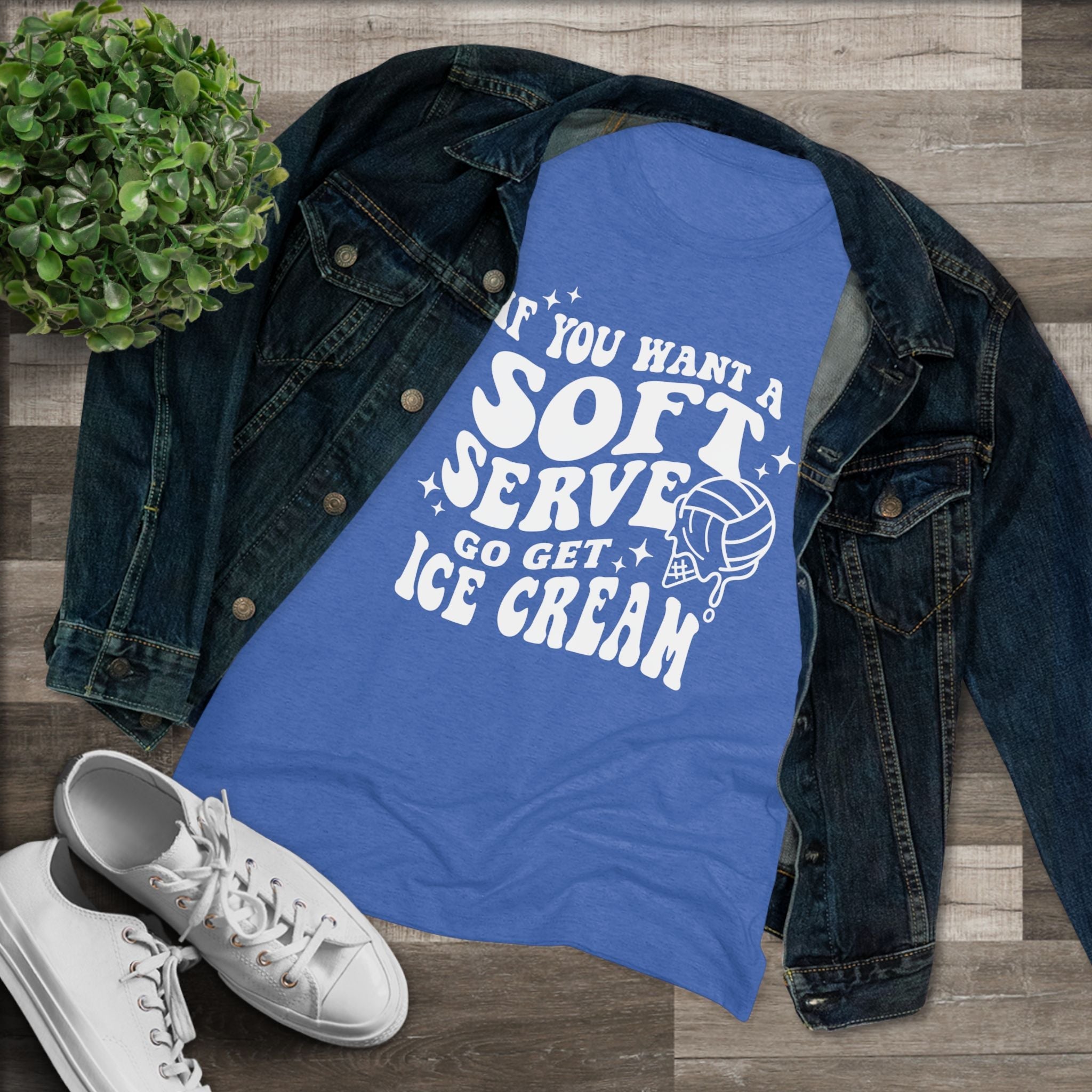 Graphic Teen Girls T-Shirt - If You Want Soft Seve Go Get Ice Cream | T-Shirt by atgodanddesigns
