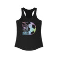 Graphic Teen Girls Tank - Don't Let The Pretty Face Fool You | Tank Top by atgodanddesigns