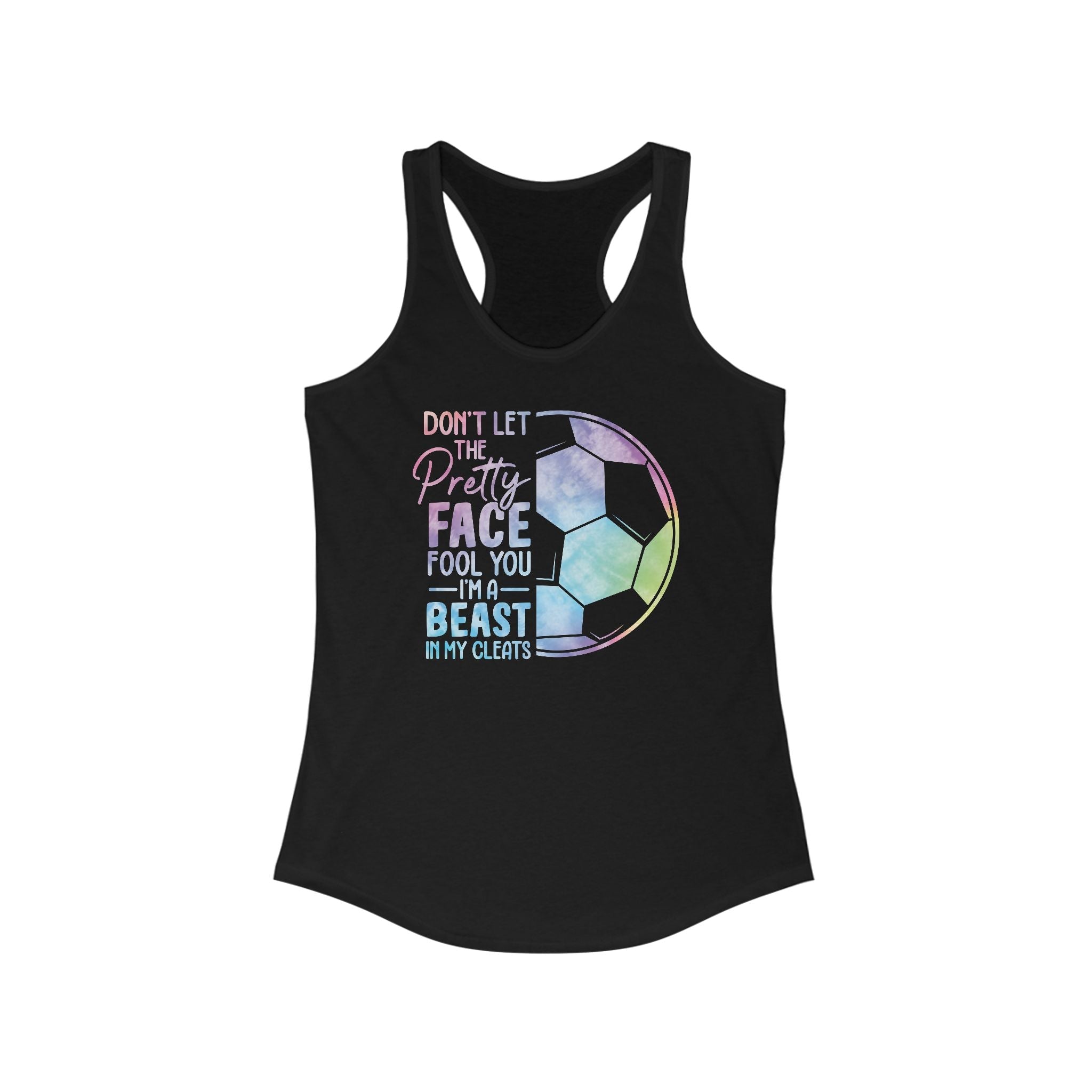 Graphic Teen Girls Tank - Don't Let The Pretty Face Fool You | Tank Top by atgodanddesigns