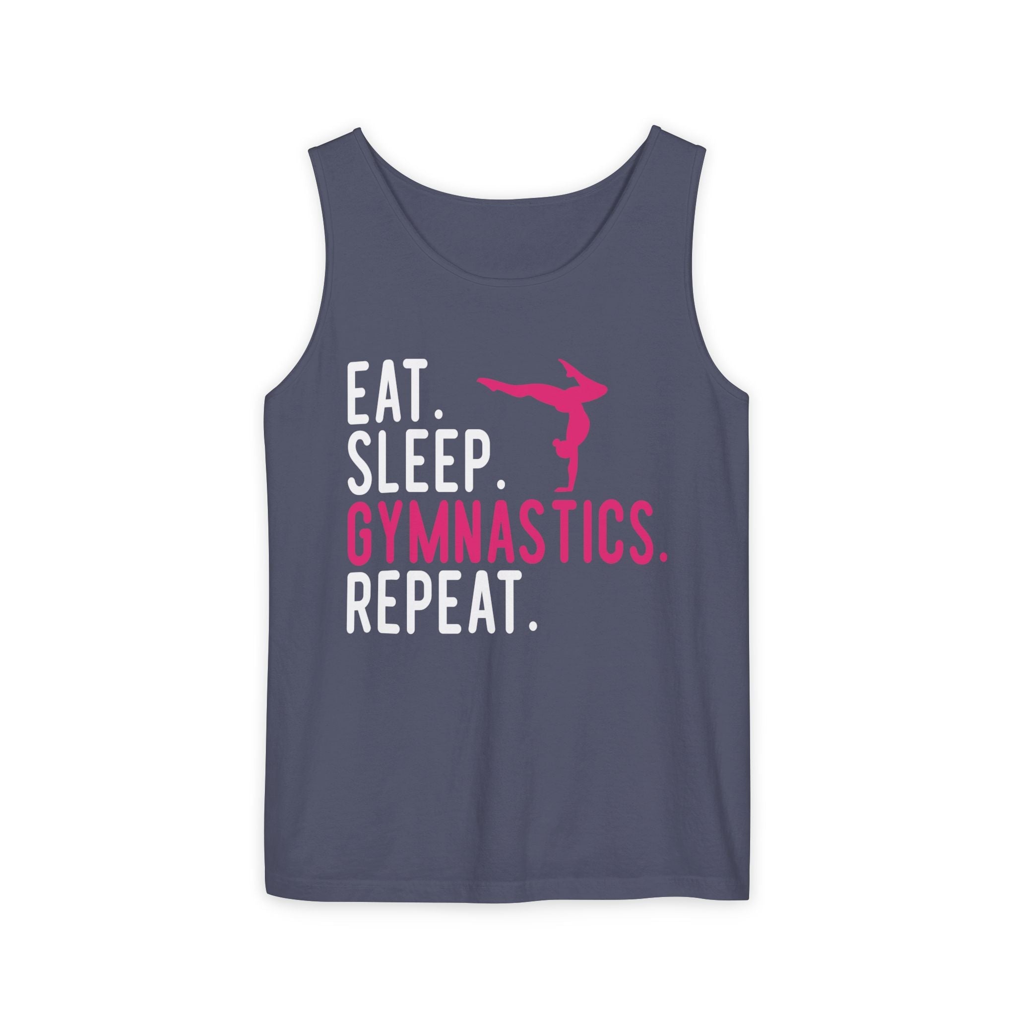 Graphic Teen Girls Tank - Eat Sleep Gymnastics Repeat | Tank Top by atgodanddesigns