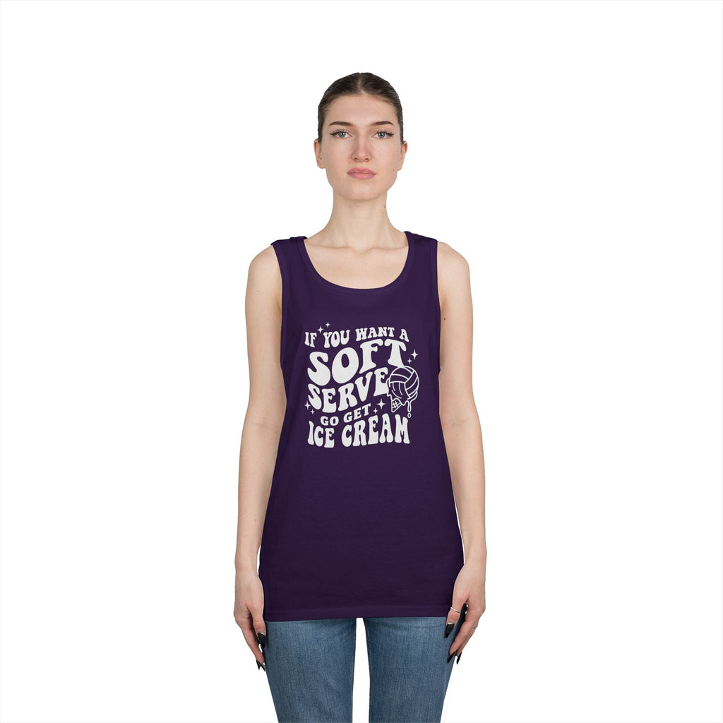 Graphic Teen Girls Tank - If You Want Soft Seve Go Get Ice Cream | Tank Top by atgodanddesigns