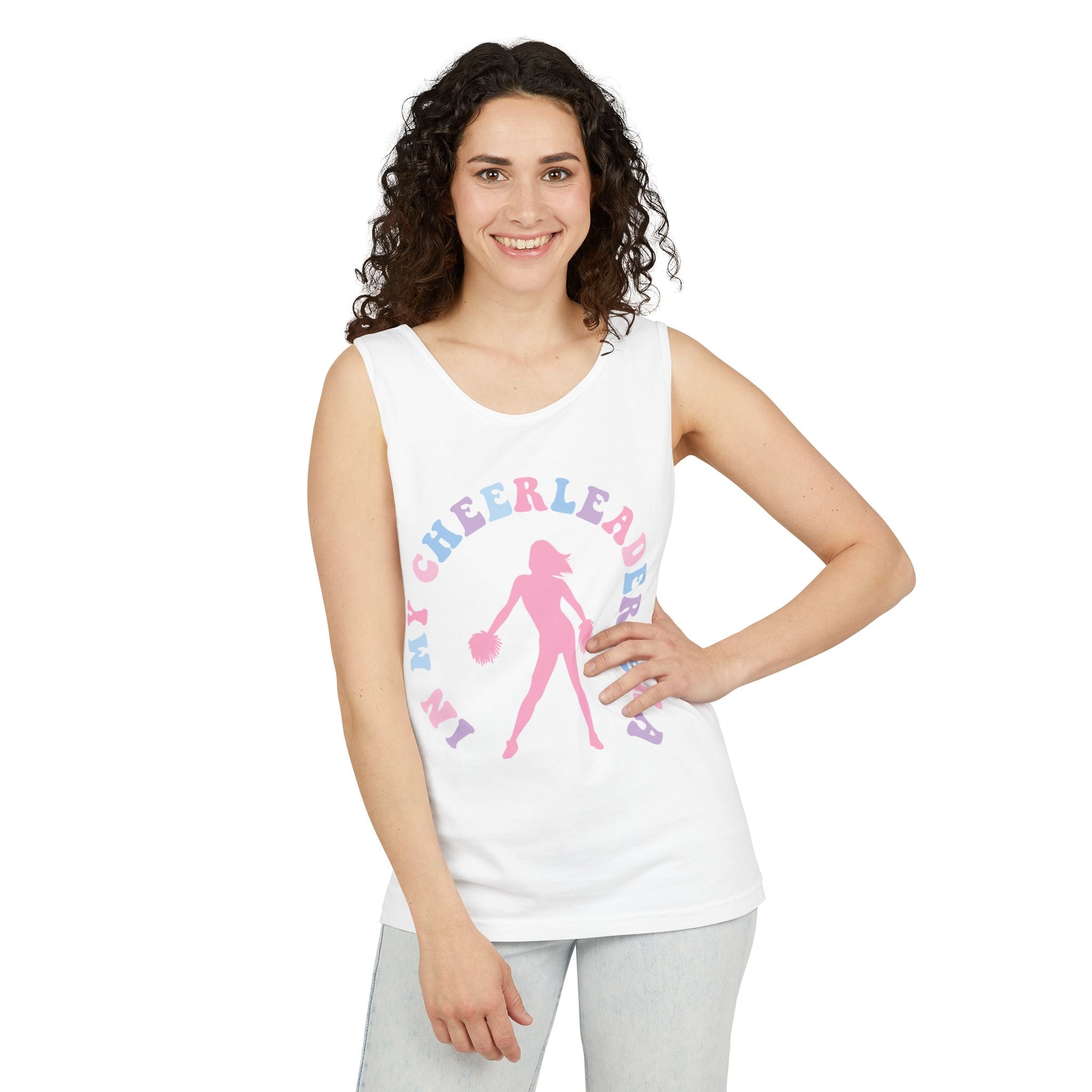Graphic Teen Girls Tank - In My Cheerleader Era | Tank Top by atgodanddesigns