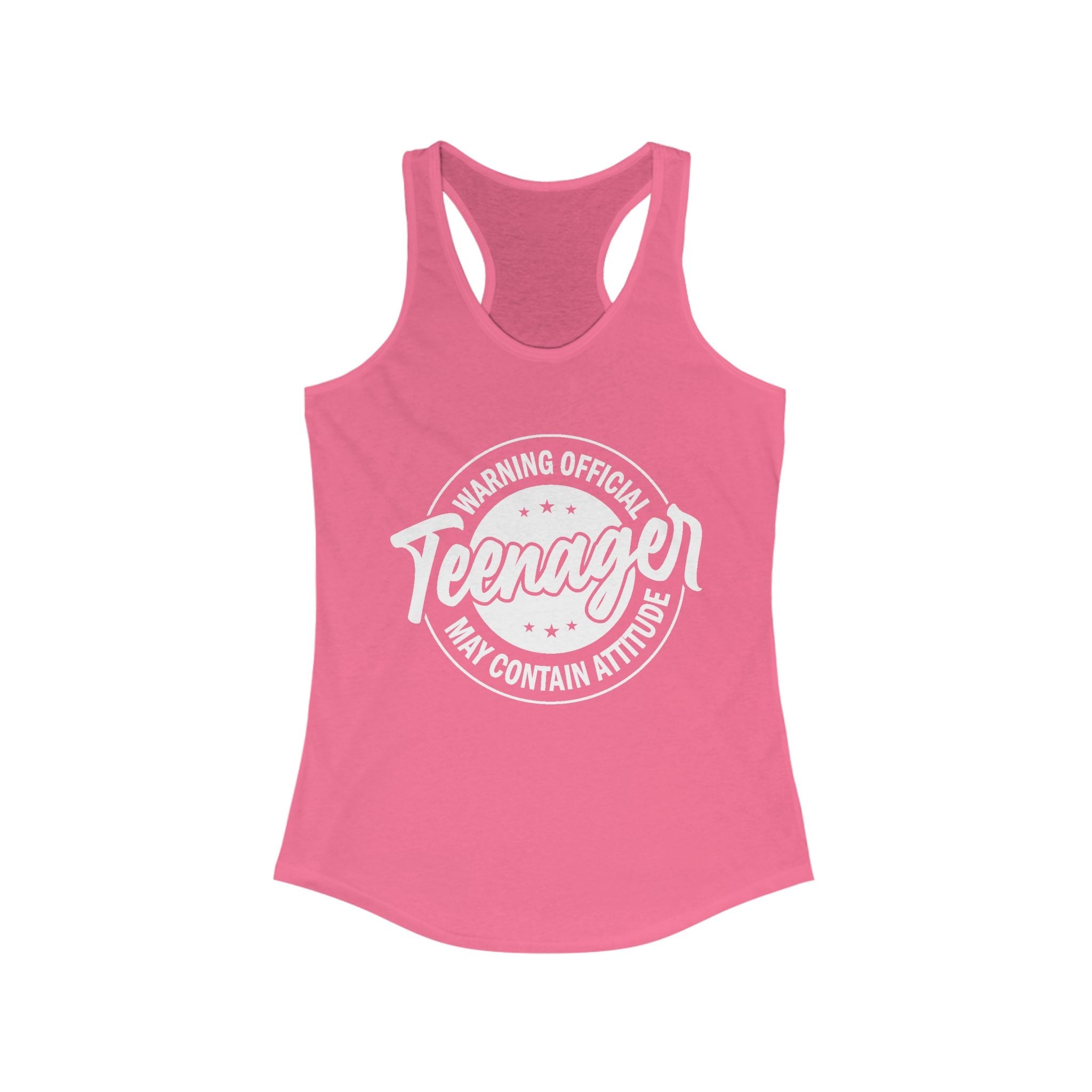 Graphic Teen Girls Tank - Warning Official Teenager | Tank Top by atgodanddesigns