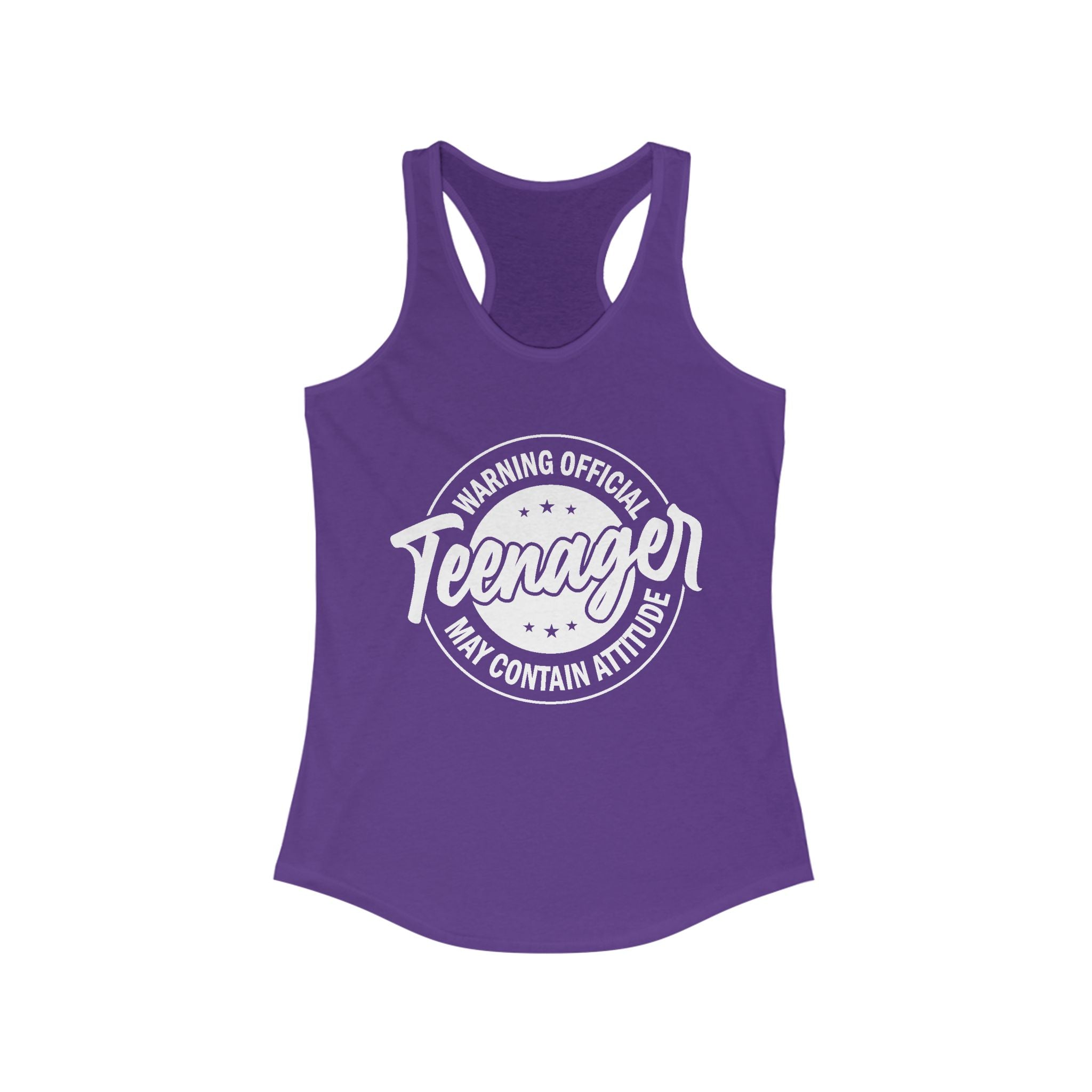 Graphic Teen Girls Tank - Warning Official Teenager | Tank Top by atgodanddesigns