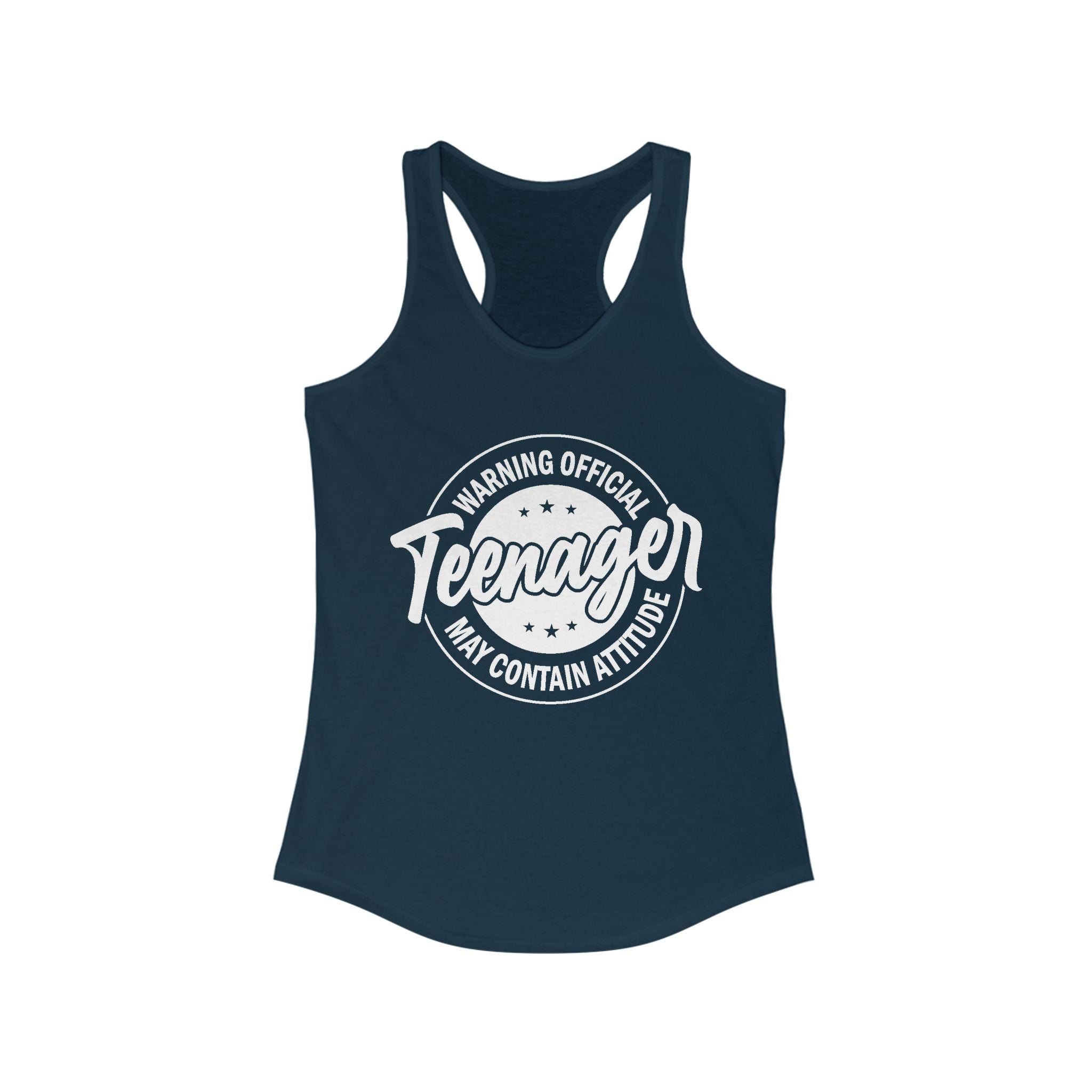 Graphic Teen Girls Tank - Warning Official Teenager | Tank Top by atgodanddesigns