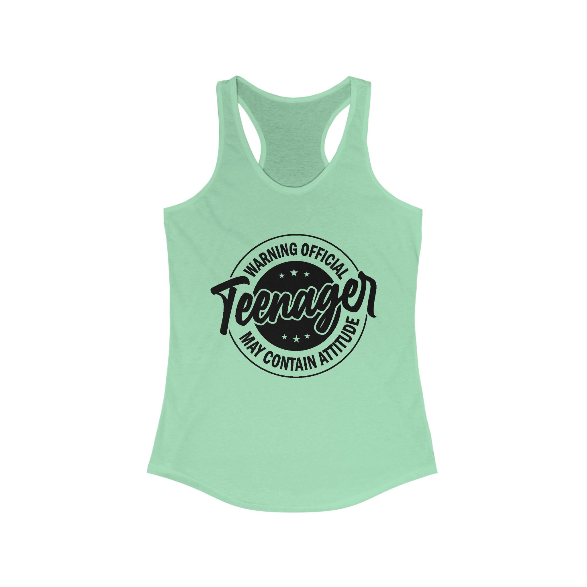 Graphic Teen Girls Tank - Warning Official Teenager | Tank Top by atgodanddesigns