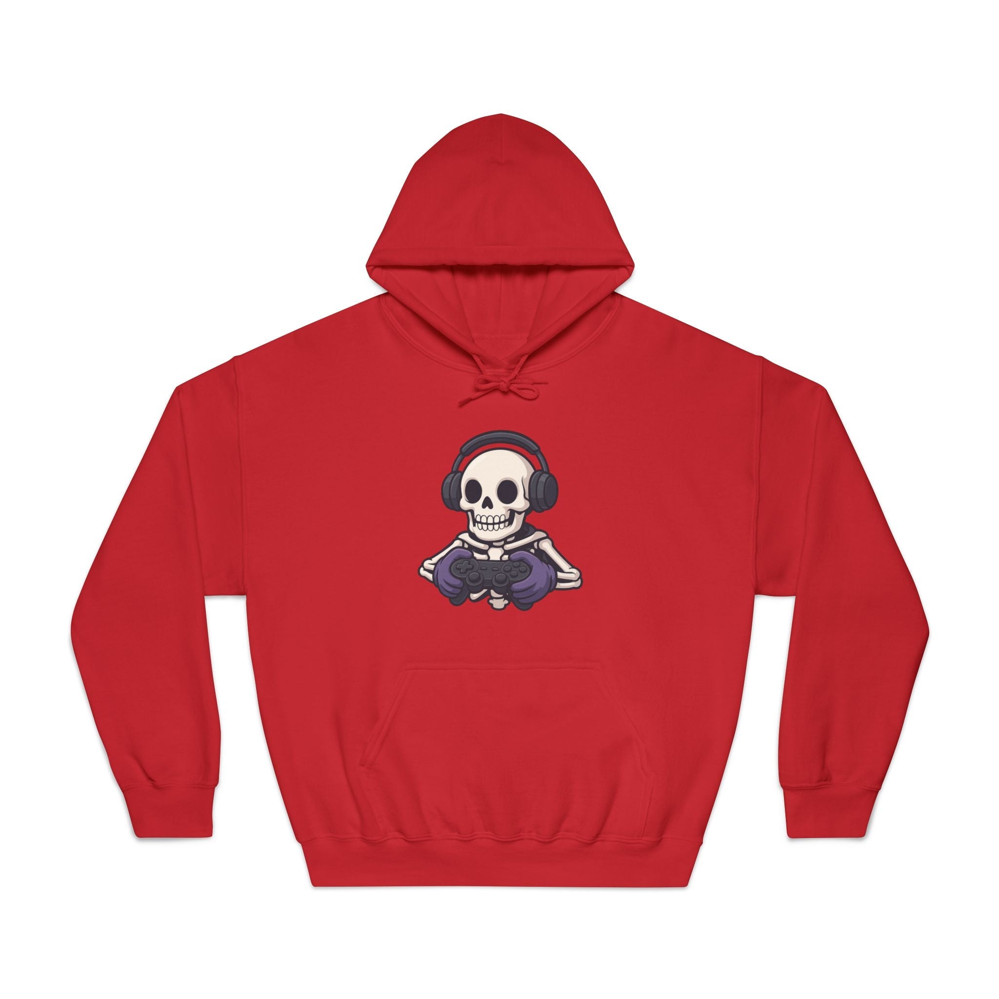 Graphic Teen Hooded Sweatshirt Gaming Skeleton | Hoodie by atgodanddesigns