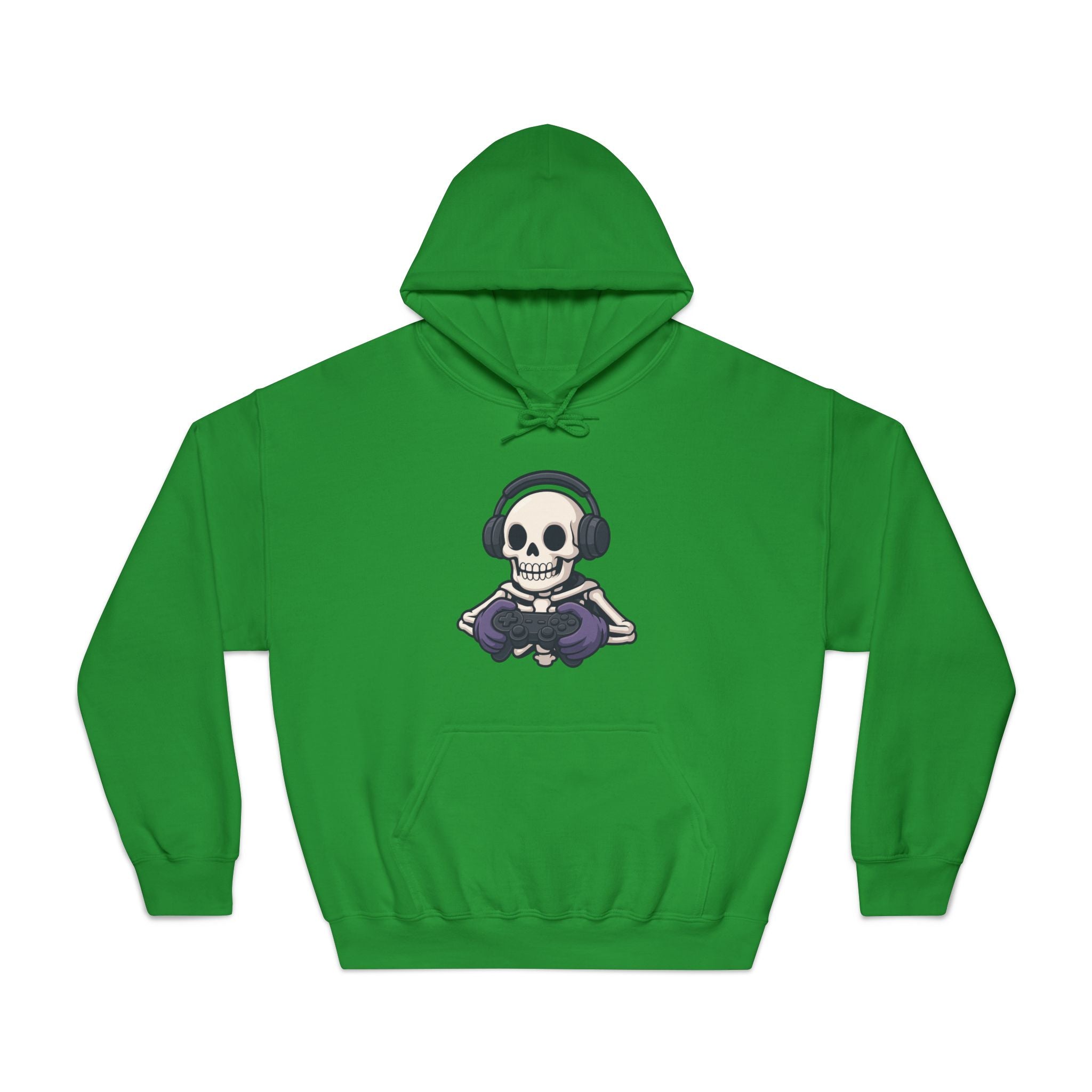 Graphic Teen Hooded Sweatshirt Gaming Skeleton | Hoodie by atgodanddesigns