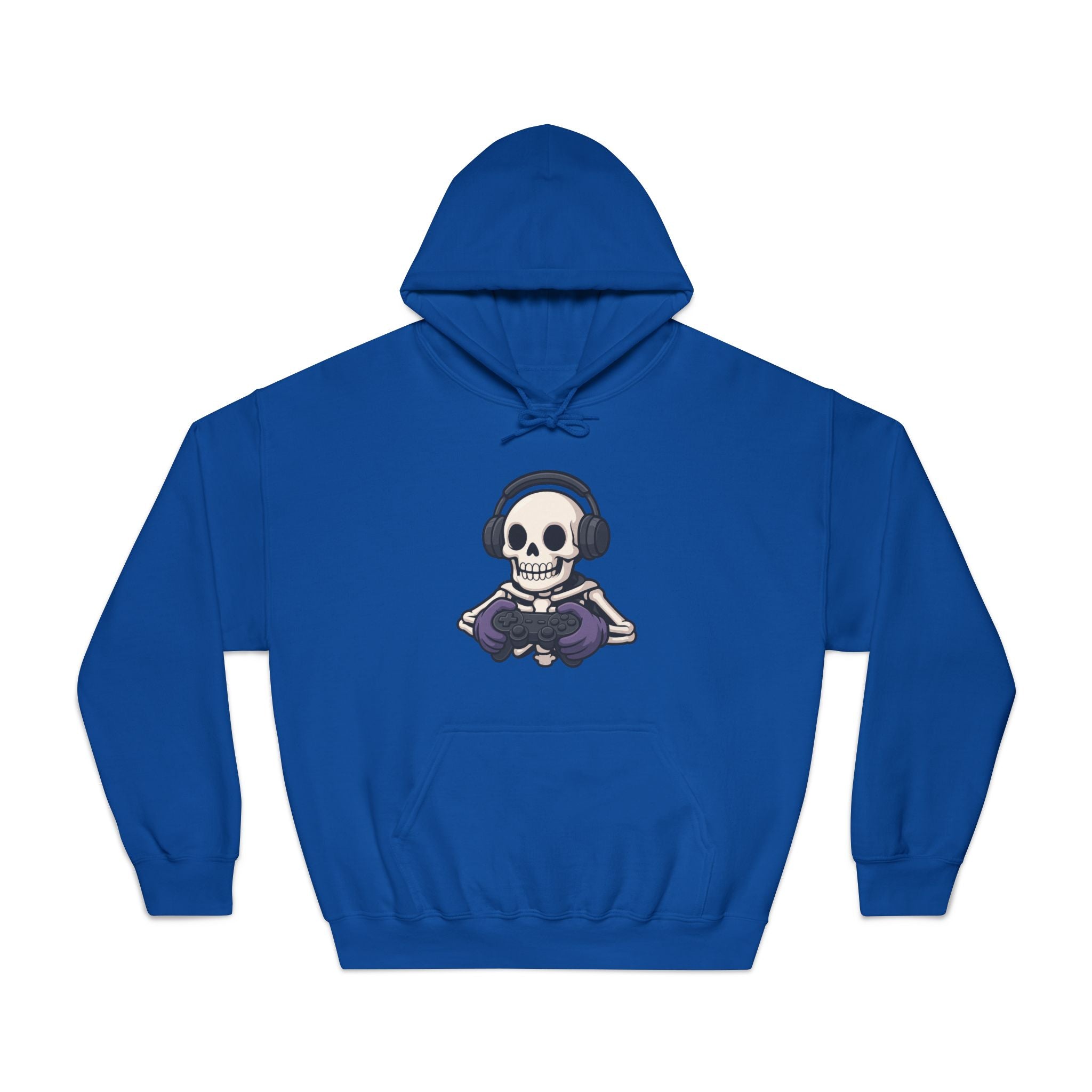 Graphic Teen Hooded Sweatshirt Gaming Skeleton | Hoodie by atgodanddesigns