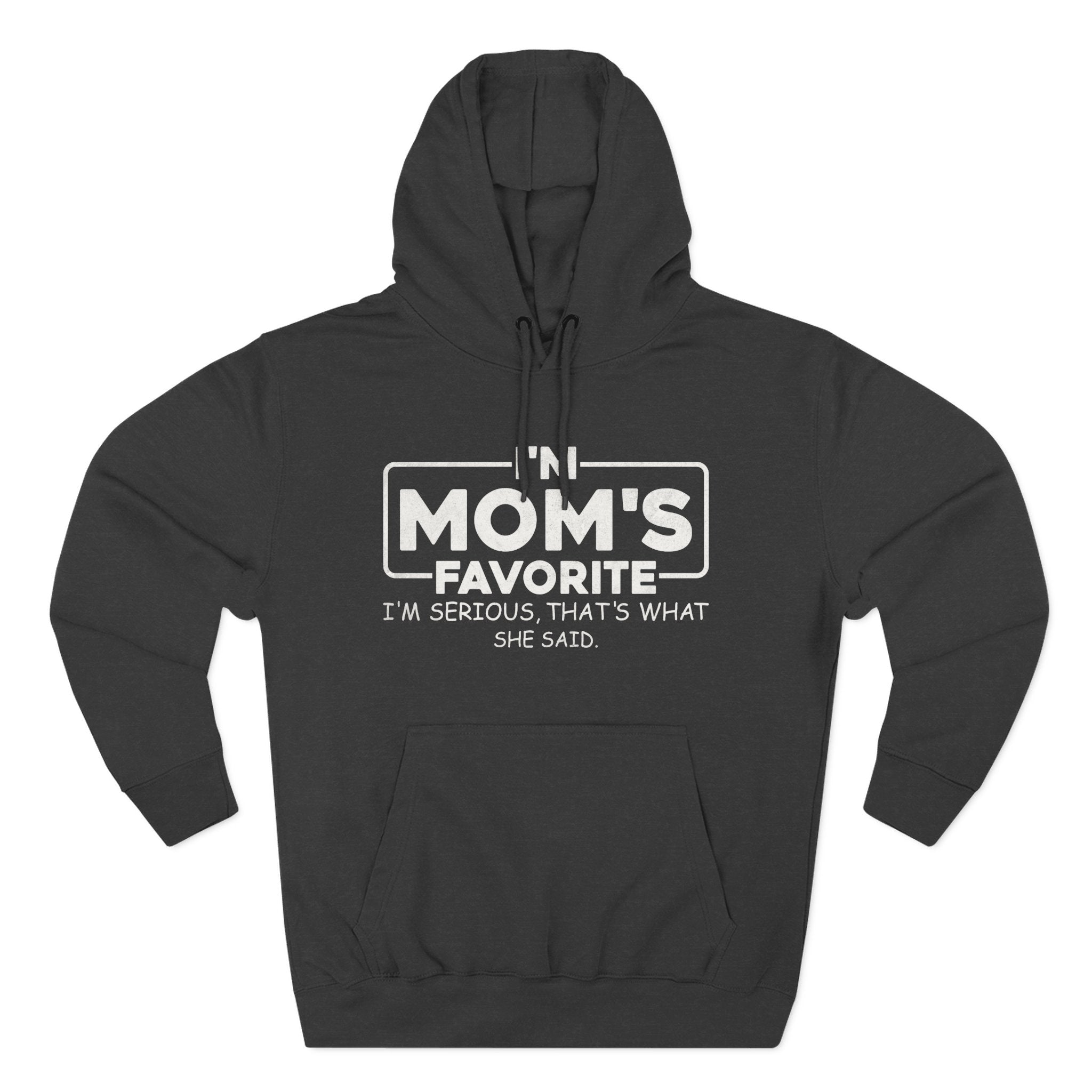 Graphic Teen Hoodie - I'm Mom's Favorite | Hoodie by atgodanddesigns