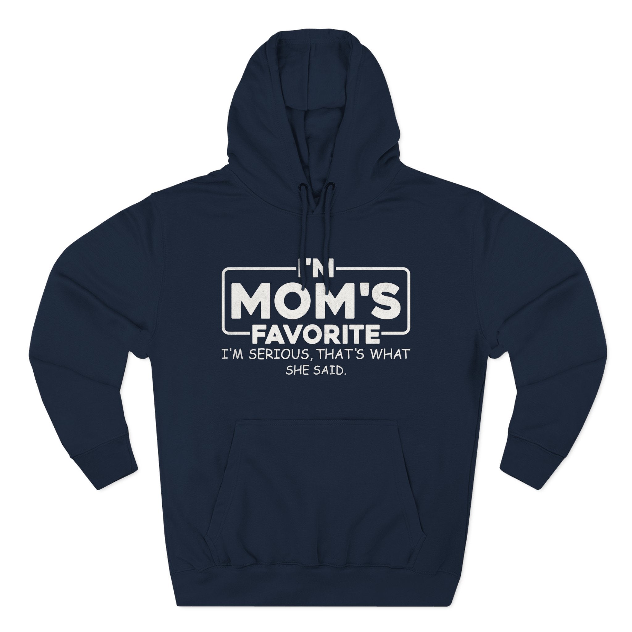 Graphic Teen Hoodie - I'm Mom's Favorite | Hoodie by atgodanddesigns