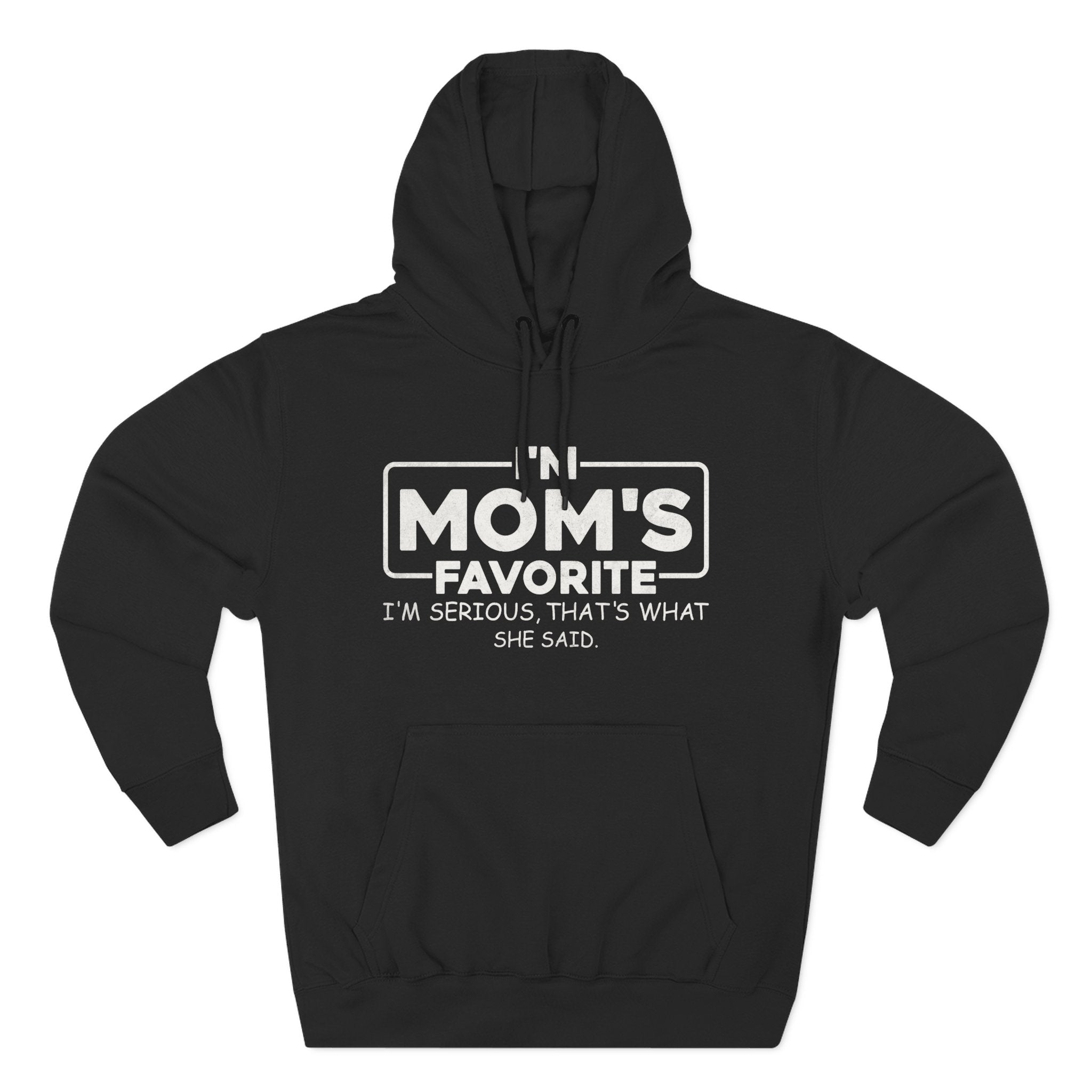 Graphic Teen Hoodie - I'm Mom's Favorite | Hoodie by atgodanddesigns