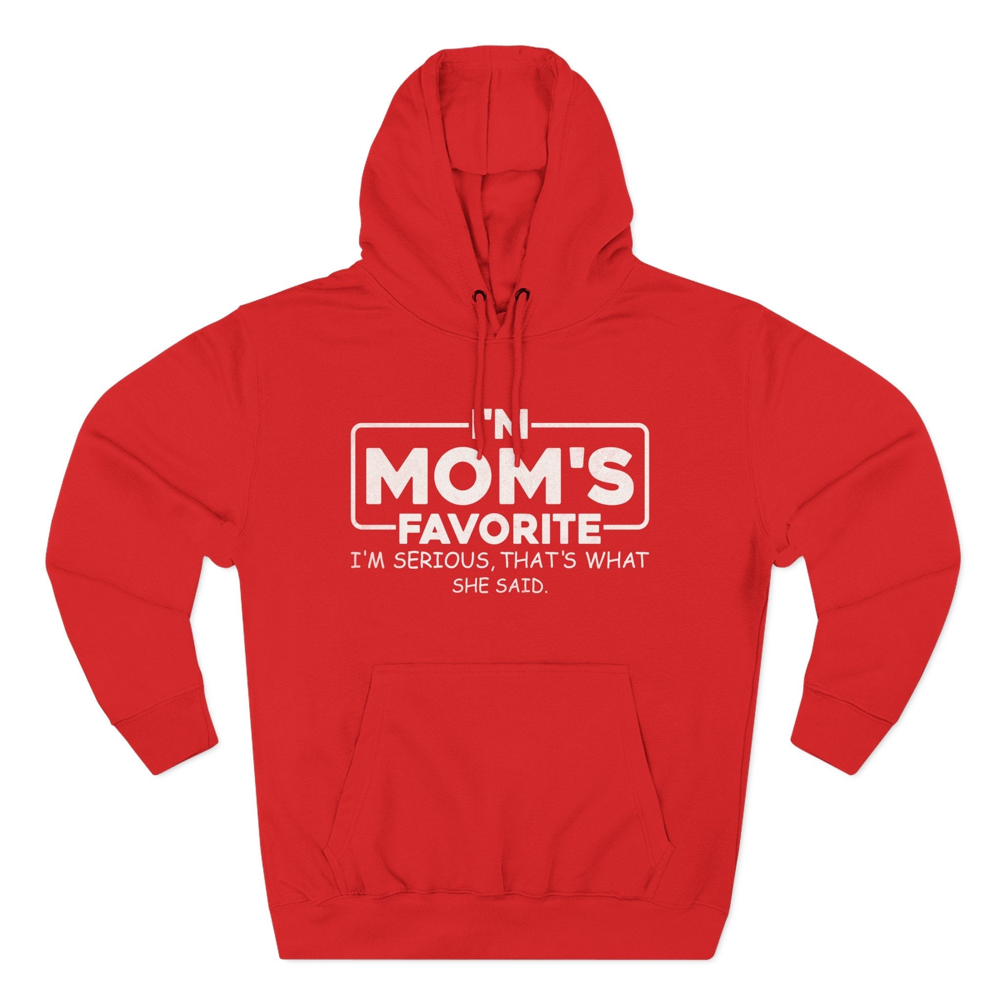 Graphic Teen Hoodie - I'm Mom's Favorite | Hoodie by atgodanddesigns