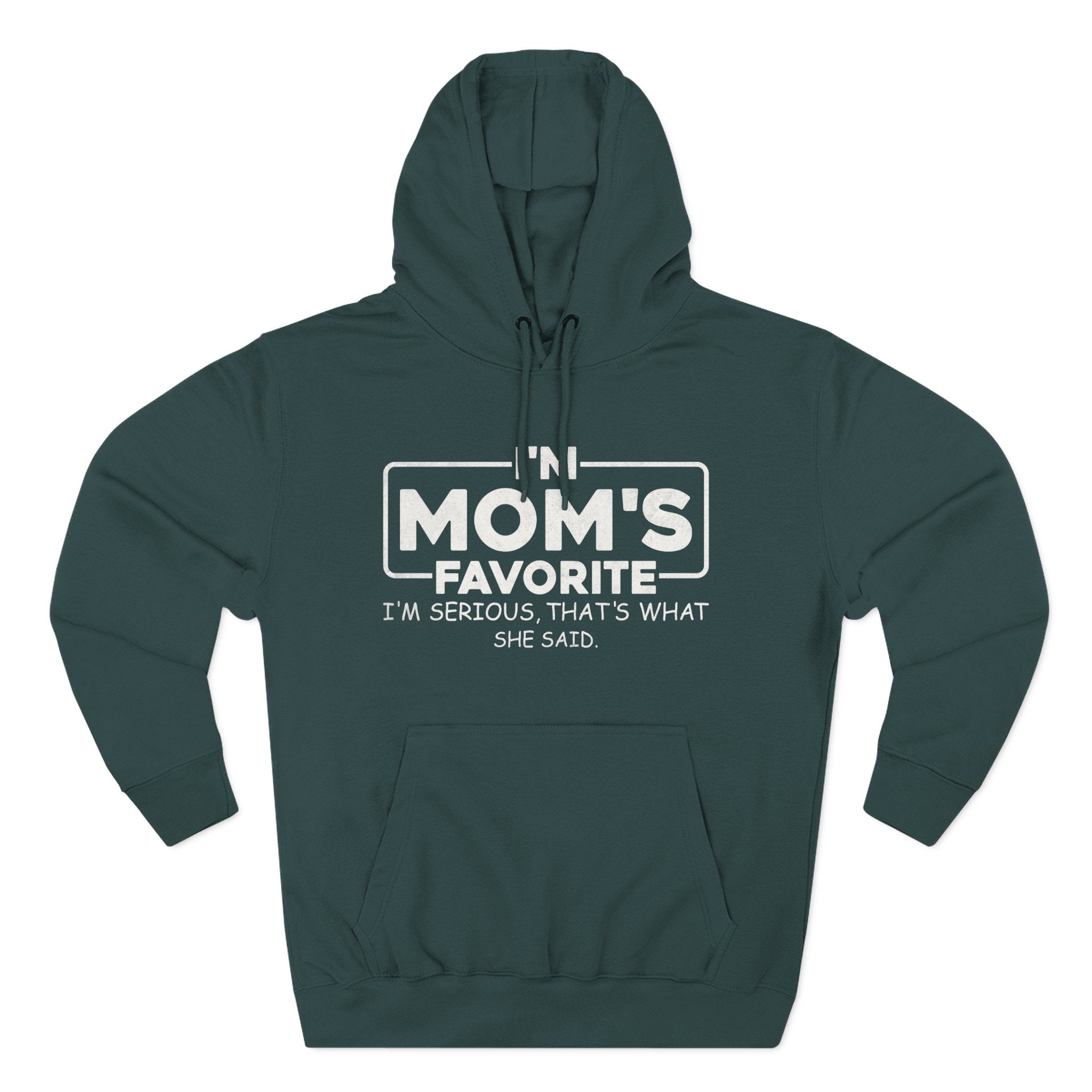 Graphic Teen Hoodie - I'm Mom's Favorite | Hoodie by atgodanddesigns