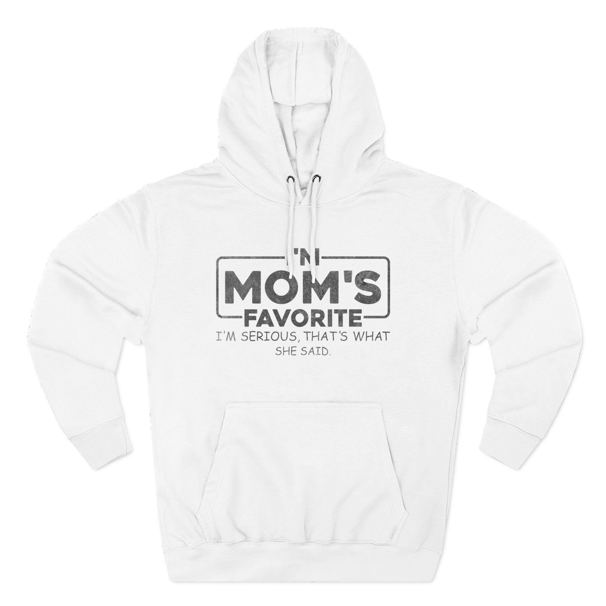 Graphic Teen Hoodie - I'm Mom's Favorite | Hoodie by atgodanddesigns