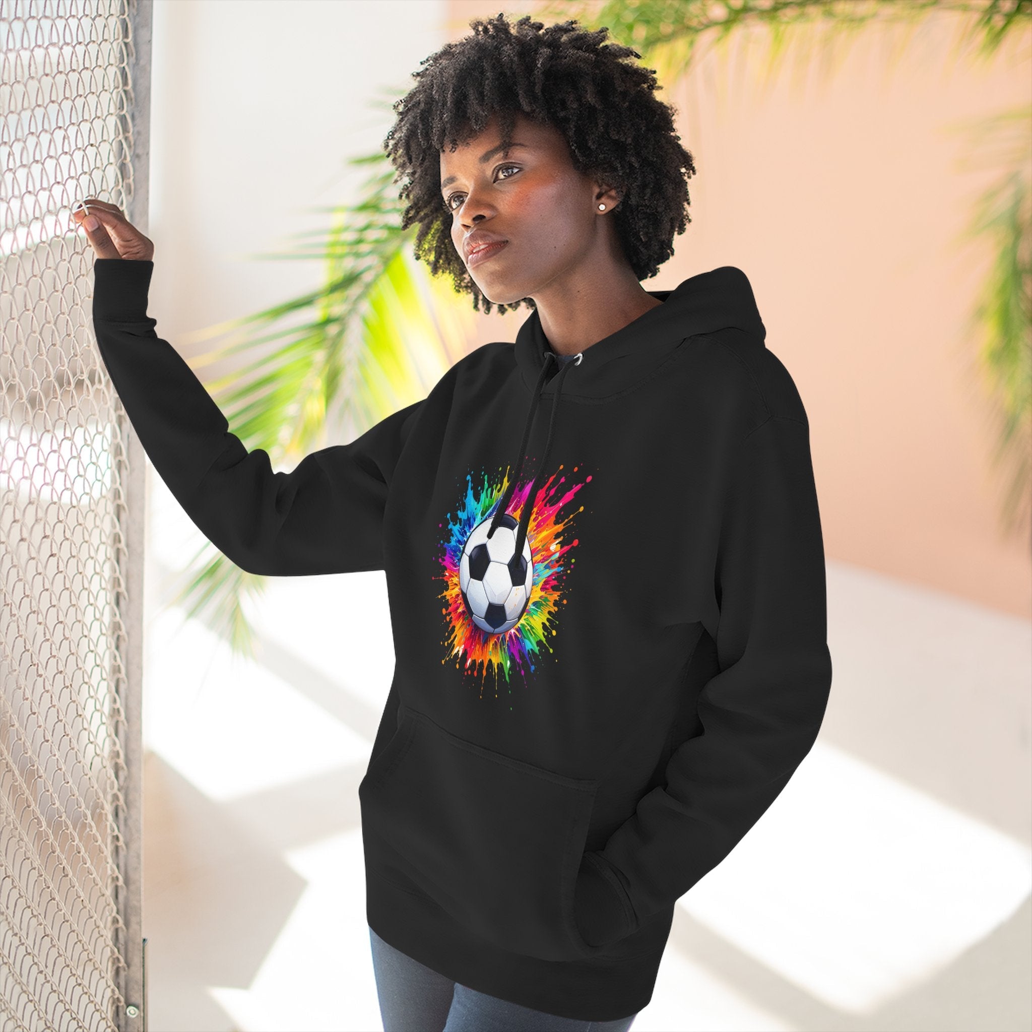 Graphic Teen Hoodie - Soccer | Hoodie by atgodanddesigns