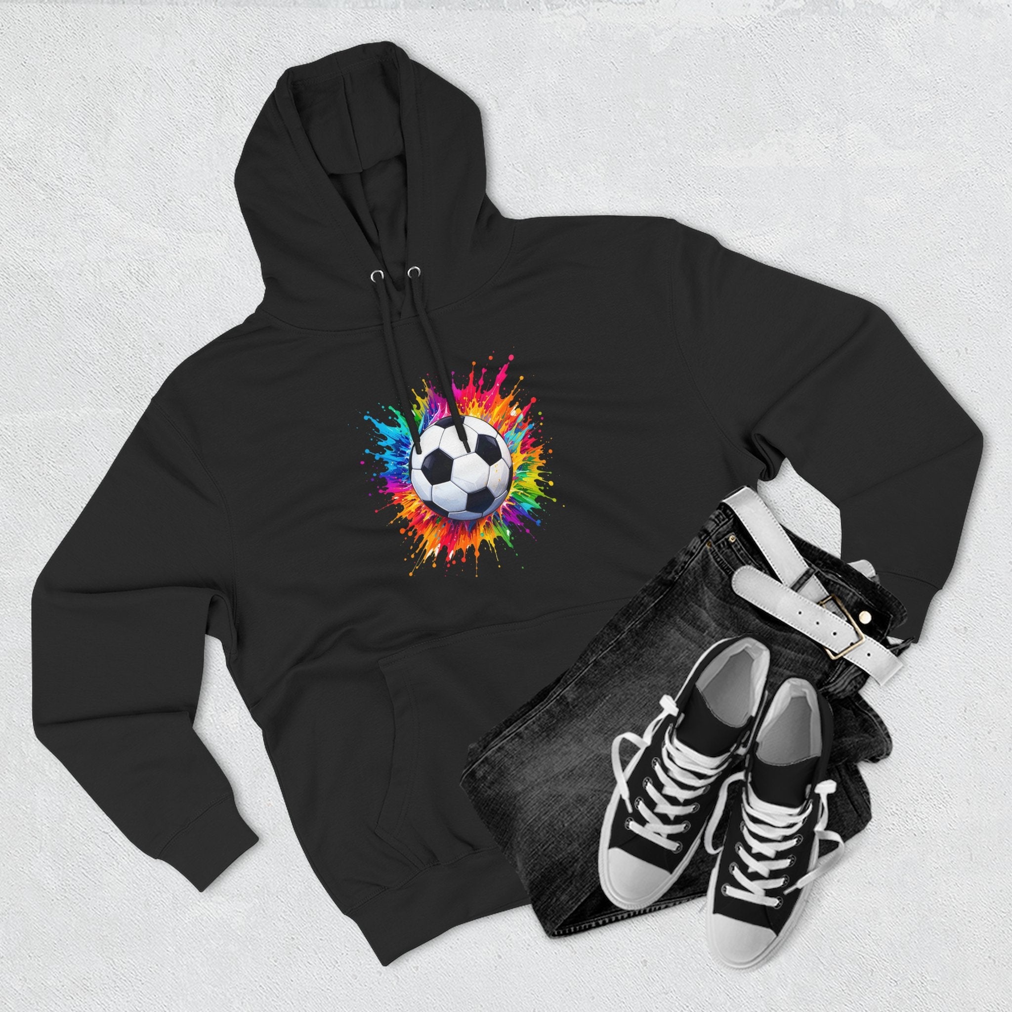 Graphic Teen Hoodie - Soccer | Hoodie by atgodanddesigns