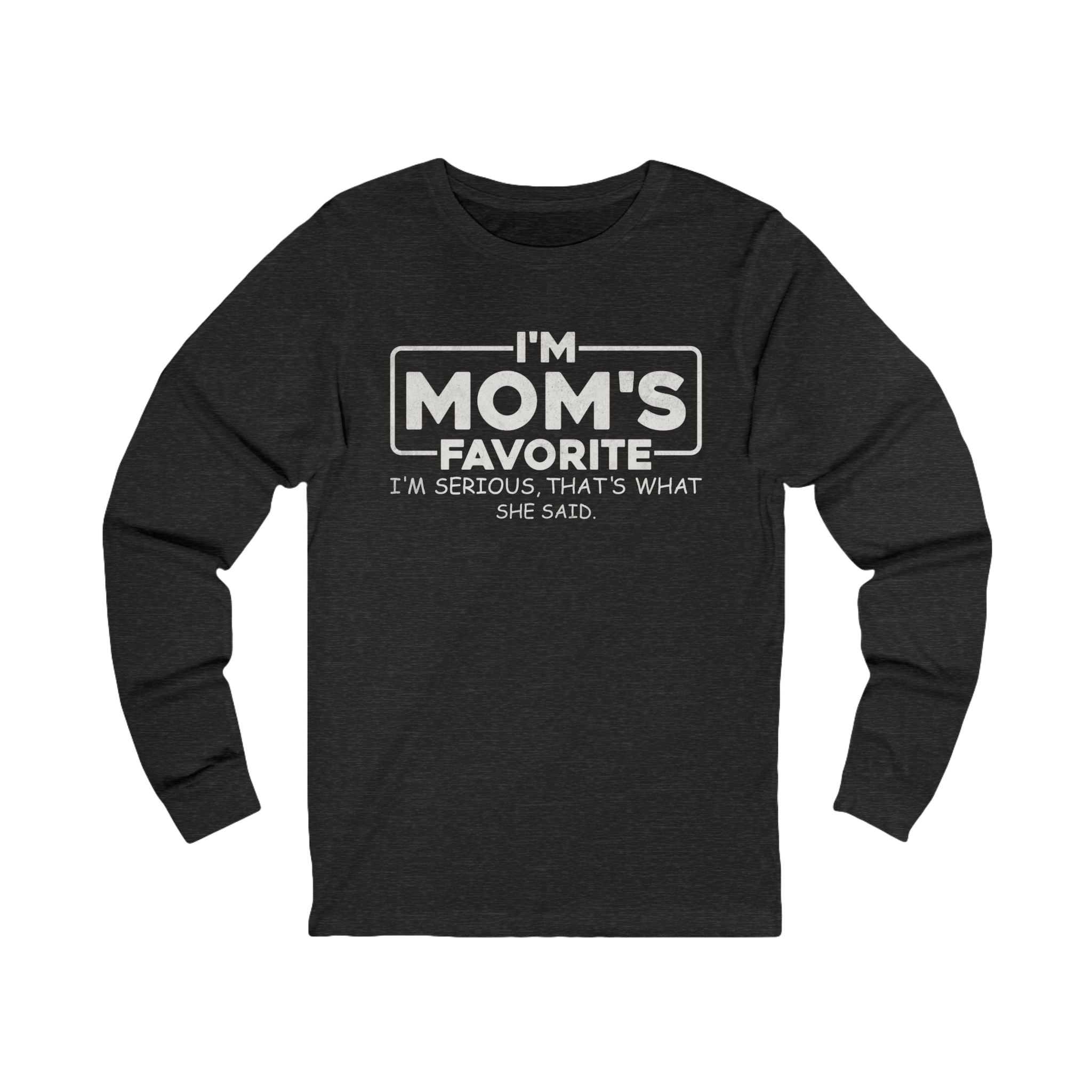 Graphic Teen Long Sleeve T-Shirt - I'm Mom's Favorite | Long - sleeve by atgodanddesigns