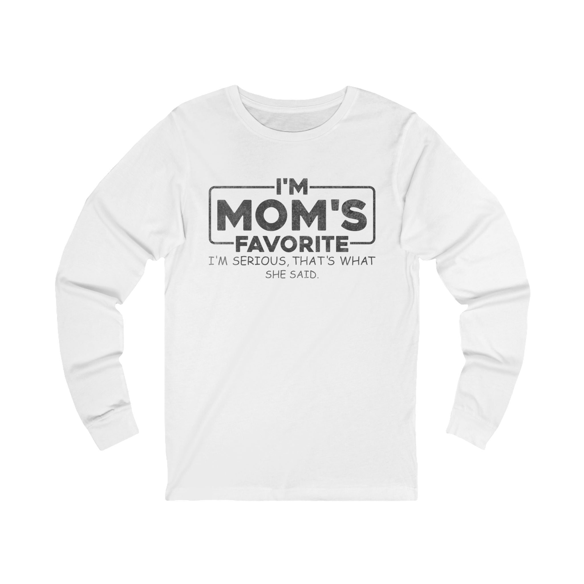 Graphic Teen Long Sleeve T-Shirt - I'm Mom's Favorite | Long - sleeve by atgodanddesigns