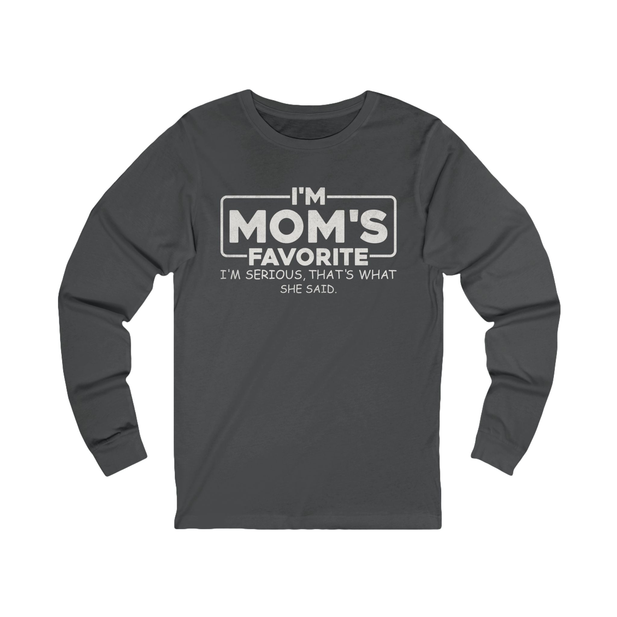 Graphic Teen Long Sleeve T-Shirt - I'm Mom's Favorite | Long - sleeve by atgodanddesigns