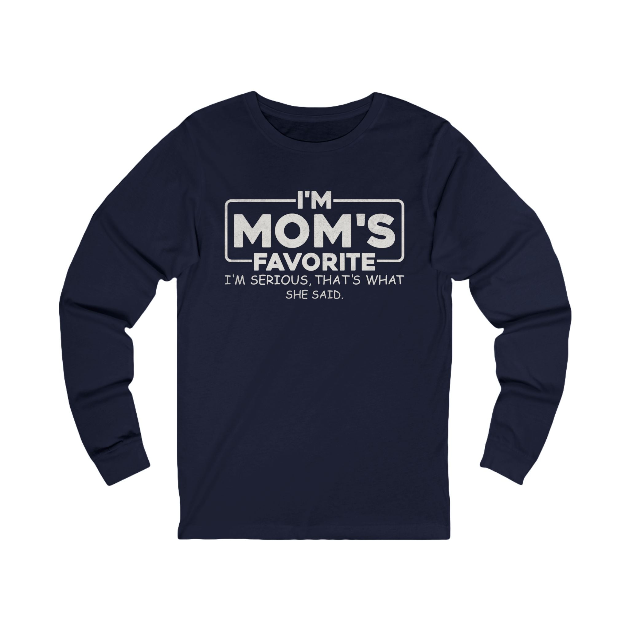 Graphic Teen Long Sleeve T-Shirt - I'm Mom's Favorite | Long - sleeve by atgodanddesigns