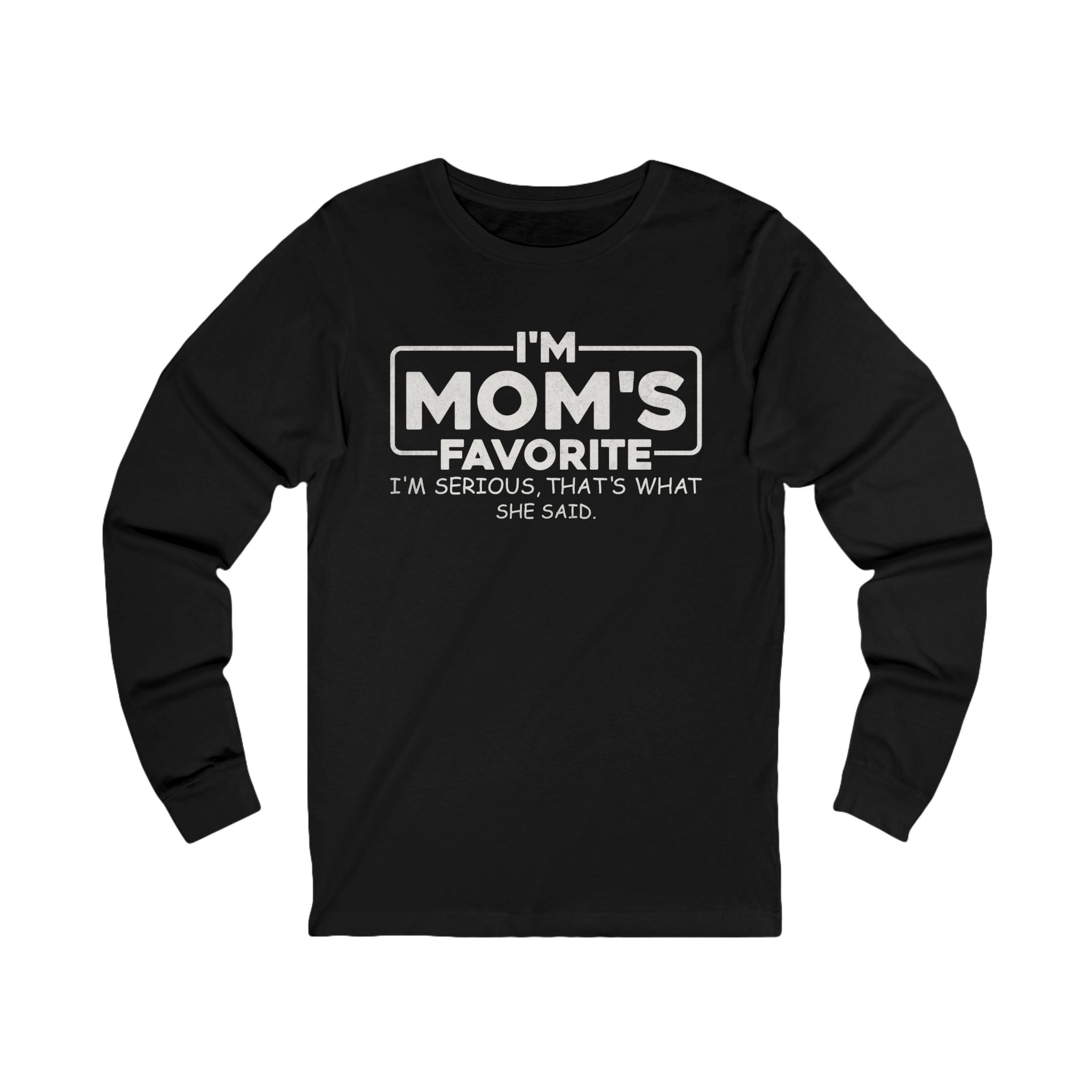 Graphic Teen Long Sleeve T-Shirt - I'm Mom's Favorite | Long - sleeve by atgodanddesigns