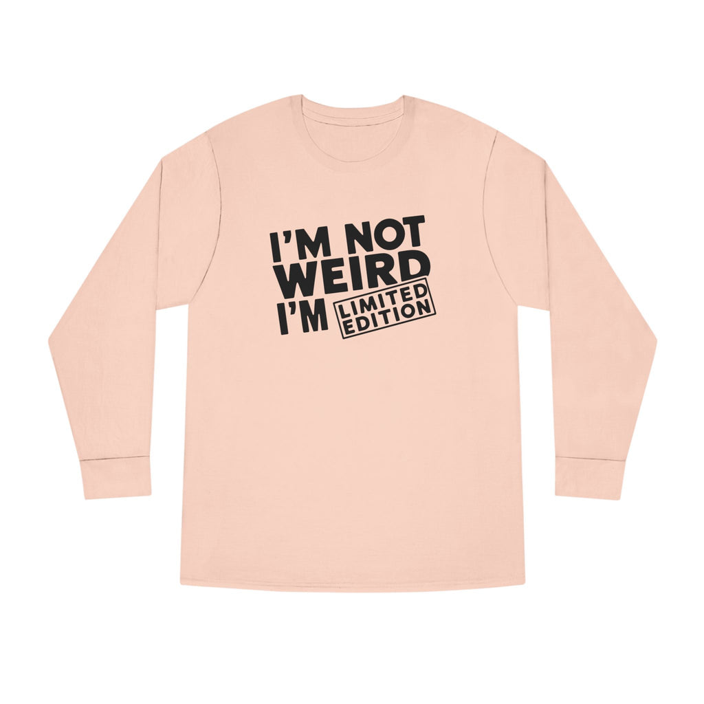 Graphic Teen Long Sleeve T-Shirt - I'm Not Weird I'm Limited Edition | Long - sleeve by atgodanddesigns