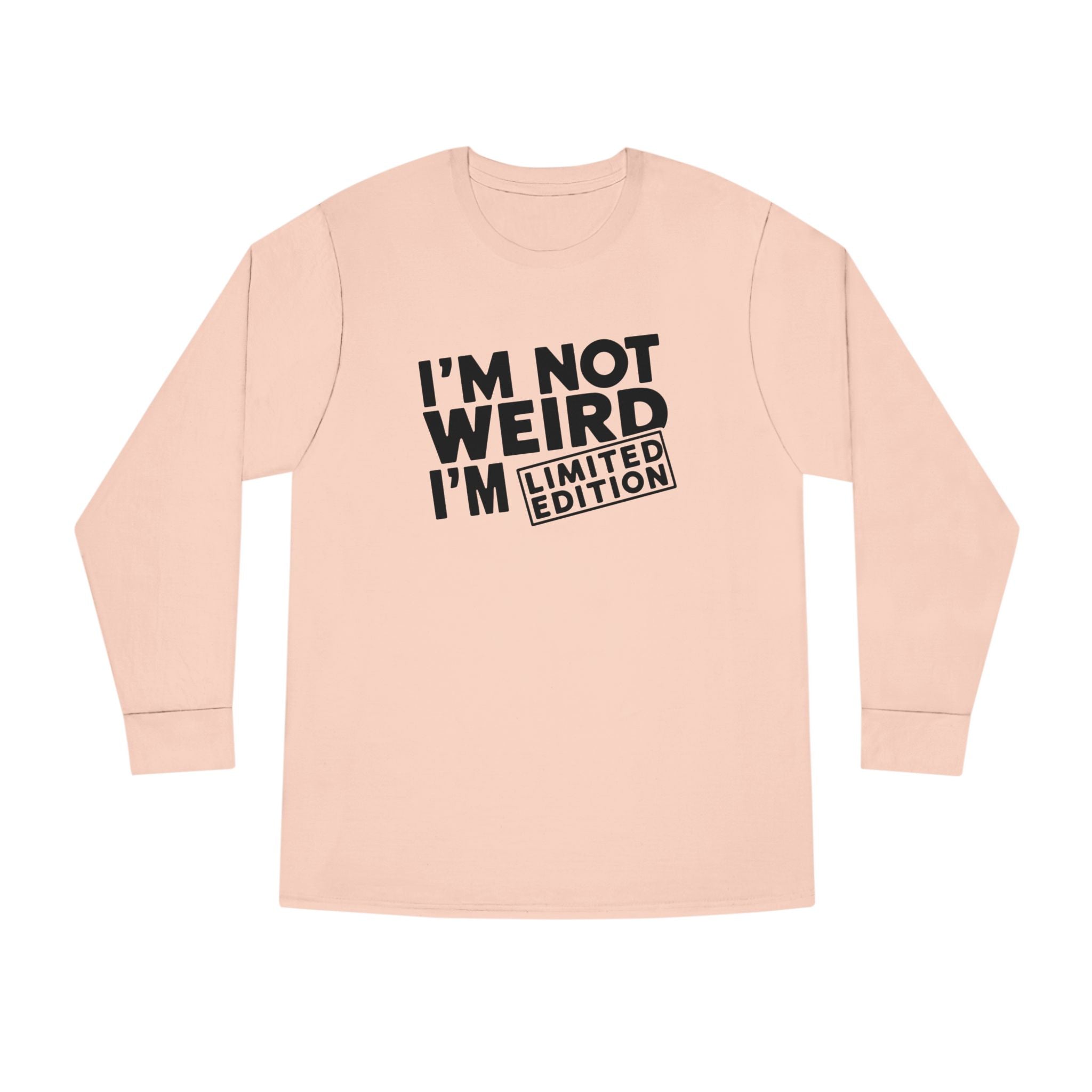 Graphic Teen Long Sleeve T-Shirt - I'm Not Weird I'm Limited Edition | Long - sleeve by atgodanddesigns