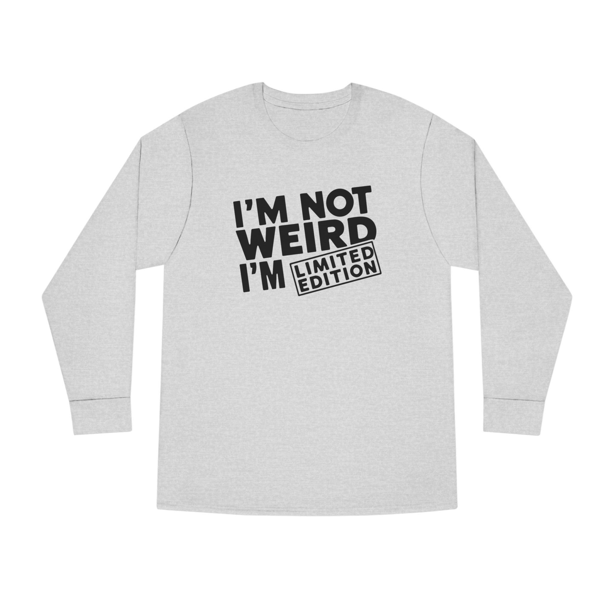 Graphic Teen Long Sleeve T-Shirt - I'm Not Weird I'm Limited Edition | Long - sleeve by atgodanddesigns