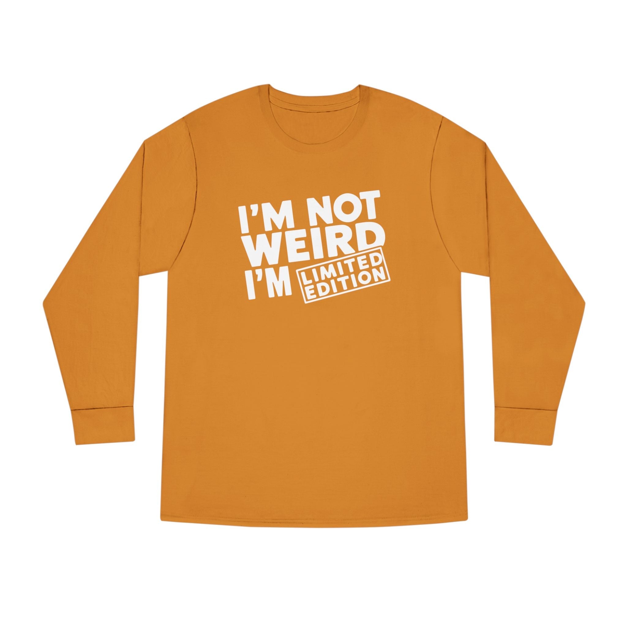 Graphic Teen Long Sleeve T-Shirt - I'm Not Weird I'm Limited Edition | Long - sleeve by atgodanddesigns