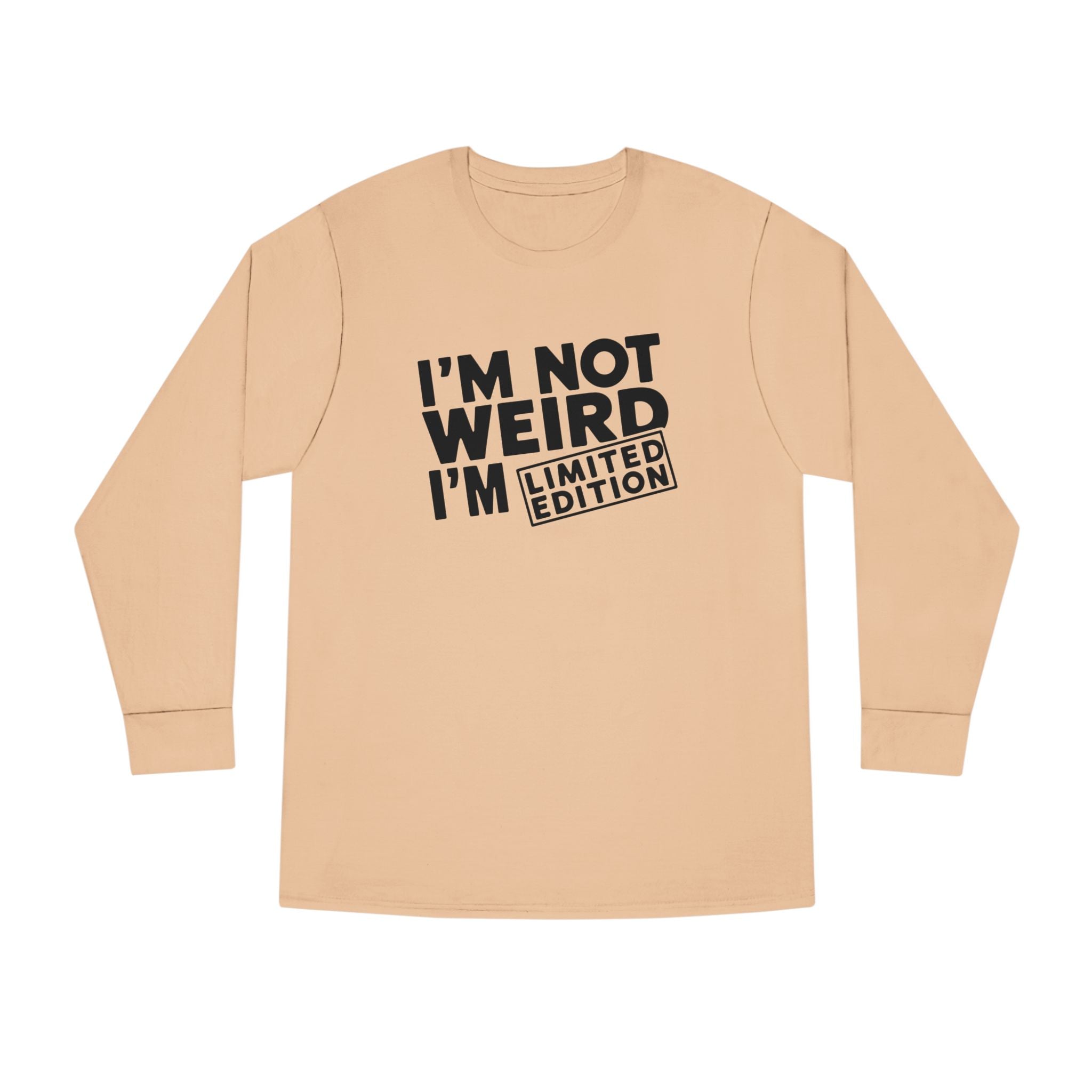 Graphic Teen Long Sleeve T-Shirt - I'm Not Weird I'm Limited Edition | Long - sleeve by atgodanddesigns