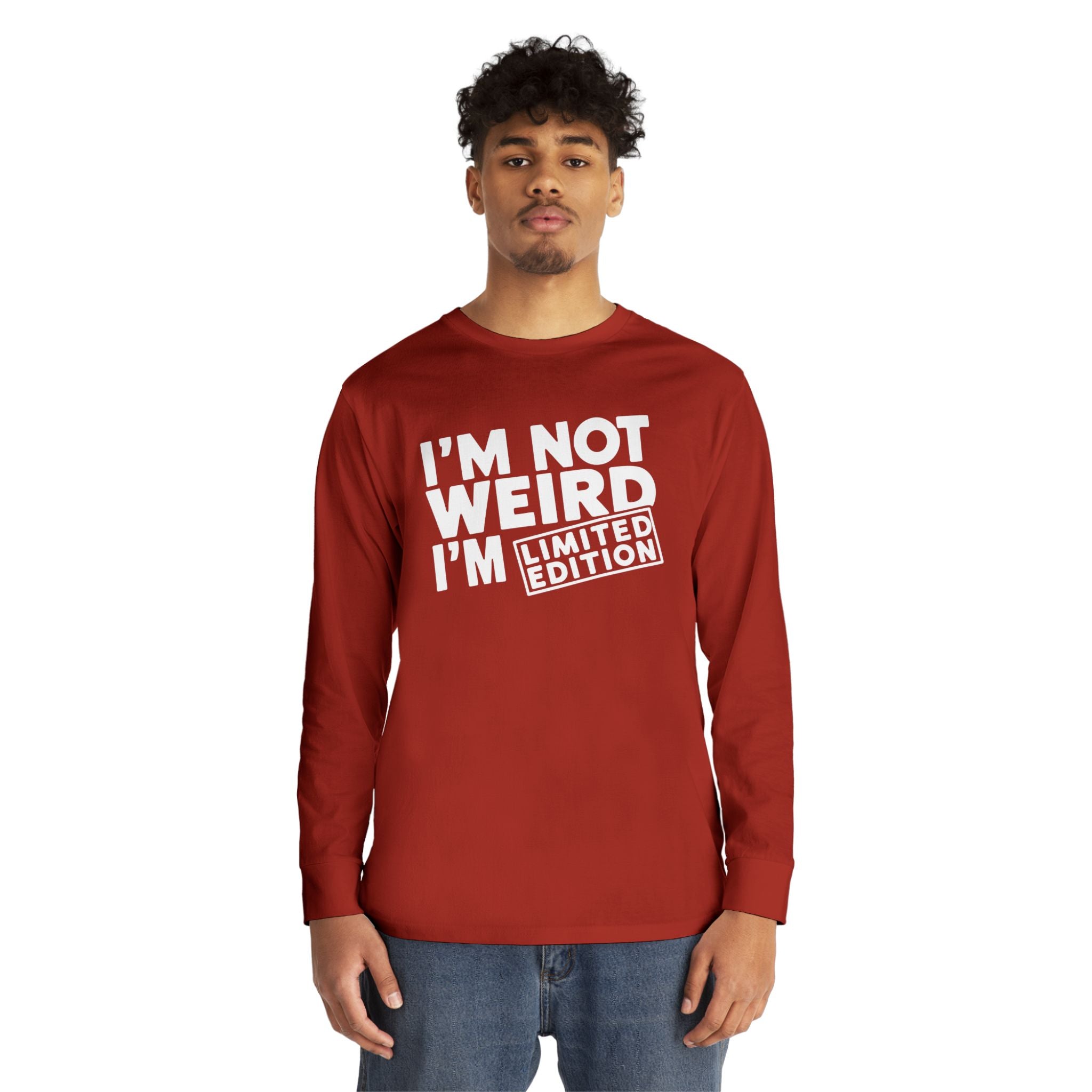 Graphic Teen Long Sleeve T-Shirt - I'm Not Weird I'm Limited Edition | Long - sleeve by atgodanddesigns