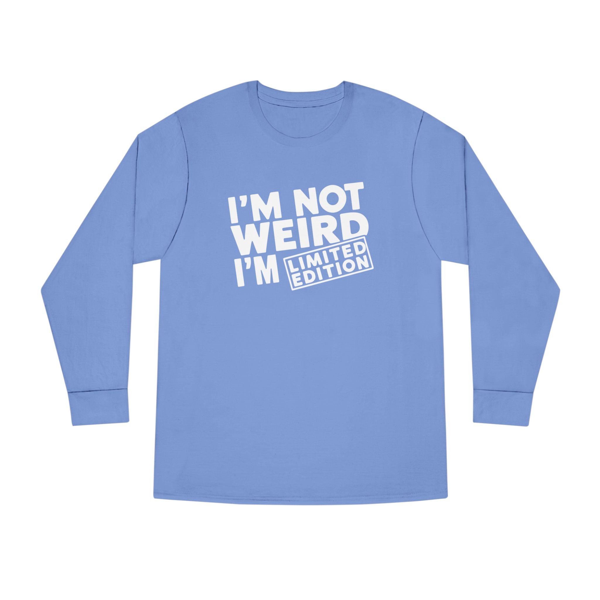 Graphic Teen Long Sleeve T-Shirt - I'm Not Weird I'm Limited Edition | Long - sleeve by atgodanddesigns