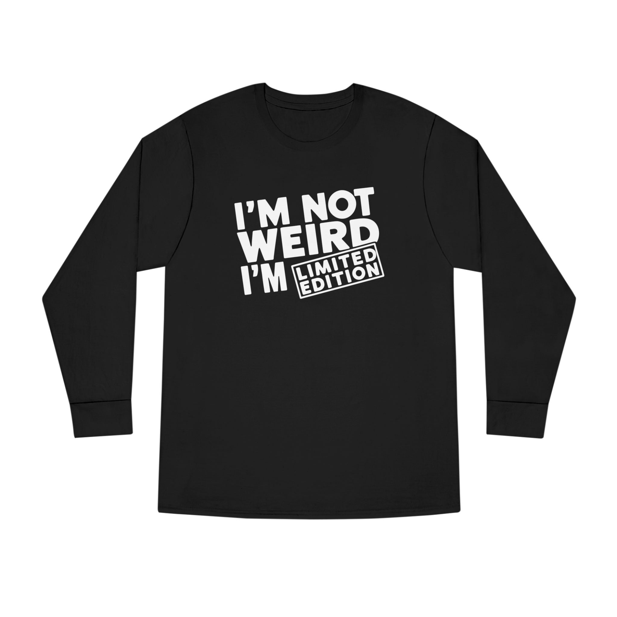 Graphic Teen Long Sleeve T-Shirt - I'm Not Weird I'm Limited Edition | Long - sleeve by atgodanddesigns