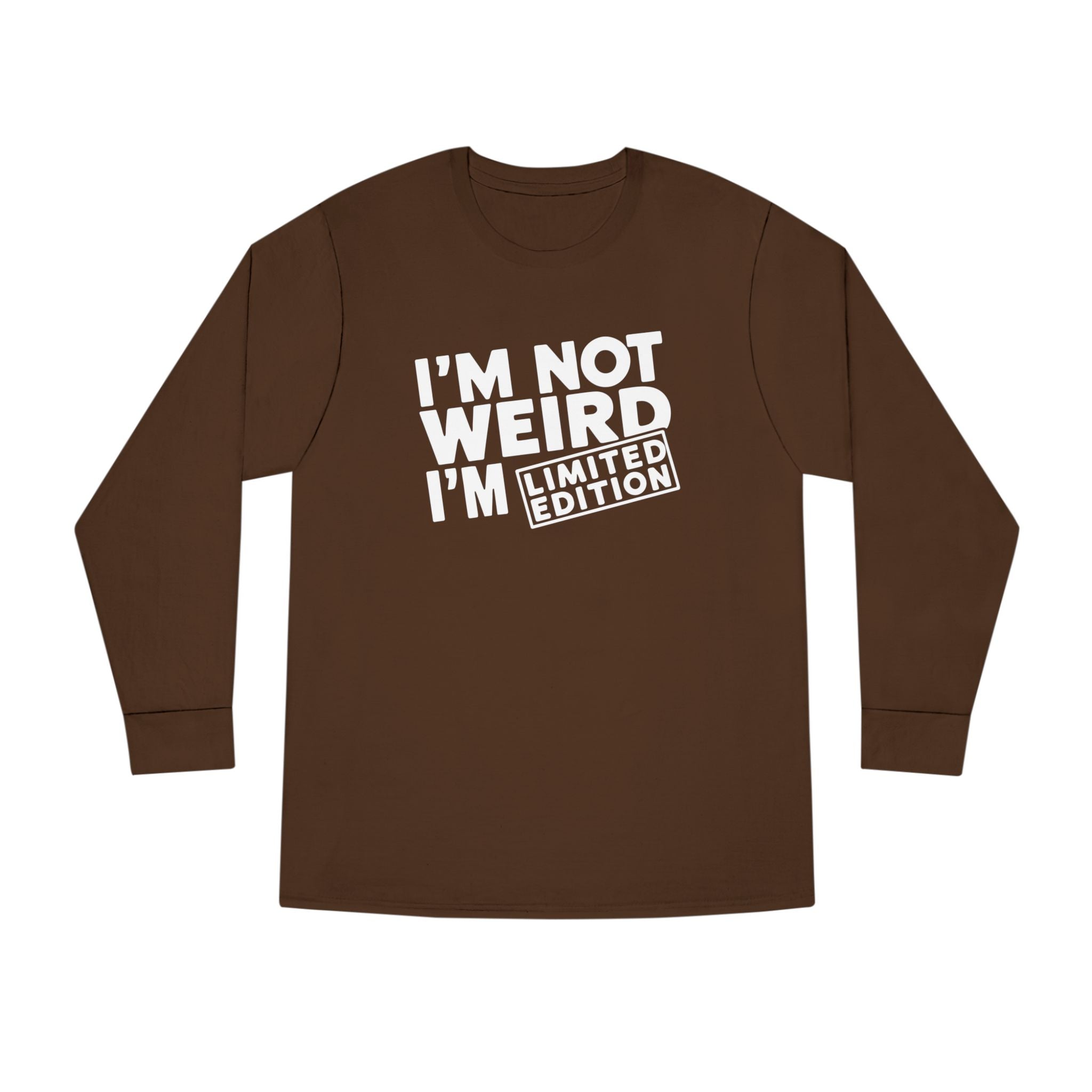 Graphic Teen Long Sleeve T-Shirt - I'm Not Weird I'm Limited Edition | Long - sleeve by atgodanddesigns