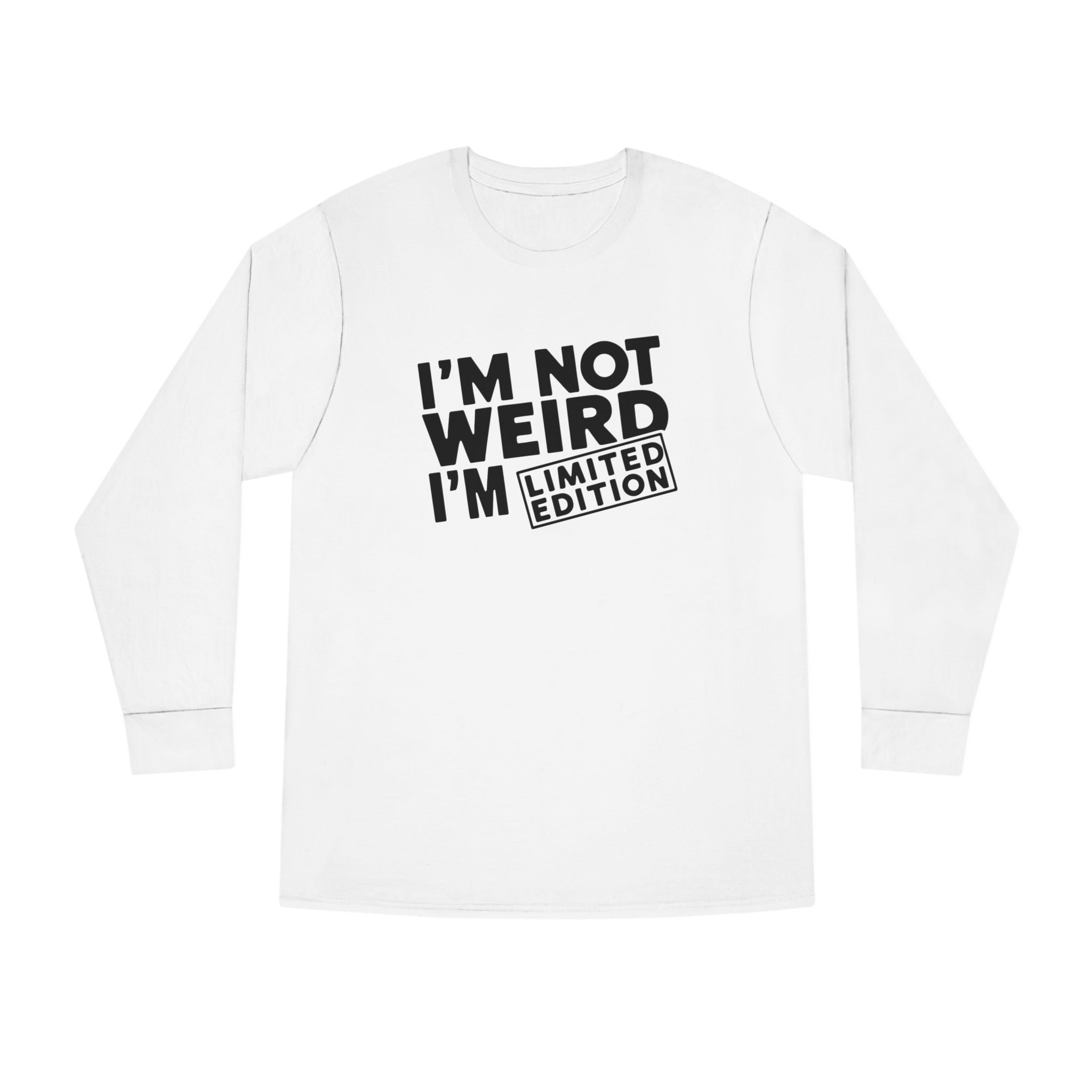 Graphic Teen Long Sleeve T-Shirt - I'm Not Weird I'm Limited Edition | Long - sleeve by atgodanddesigns