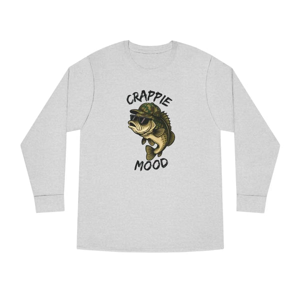Graphic Teen Long Sleeve Tee - Crappie Mood | Long - sleeve by atgodanddesigns