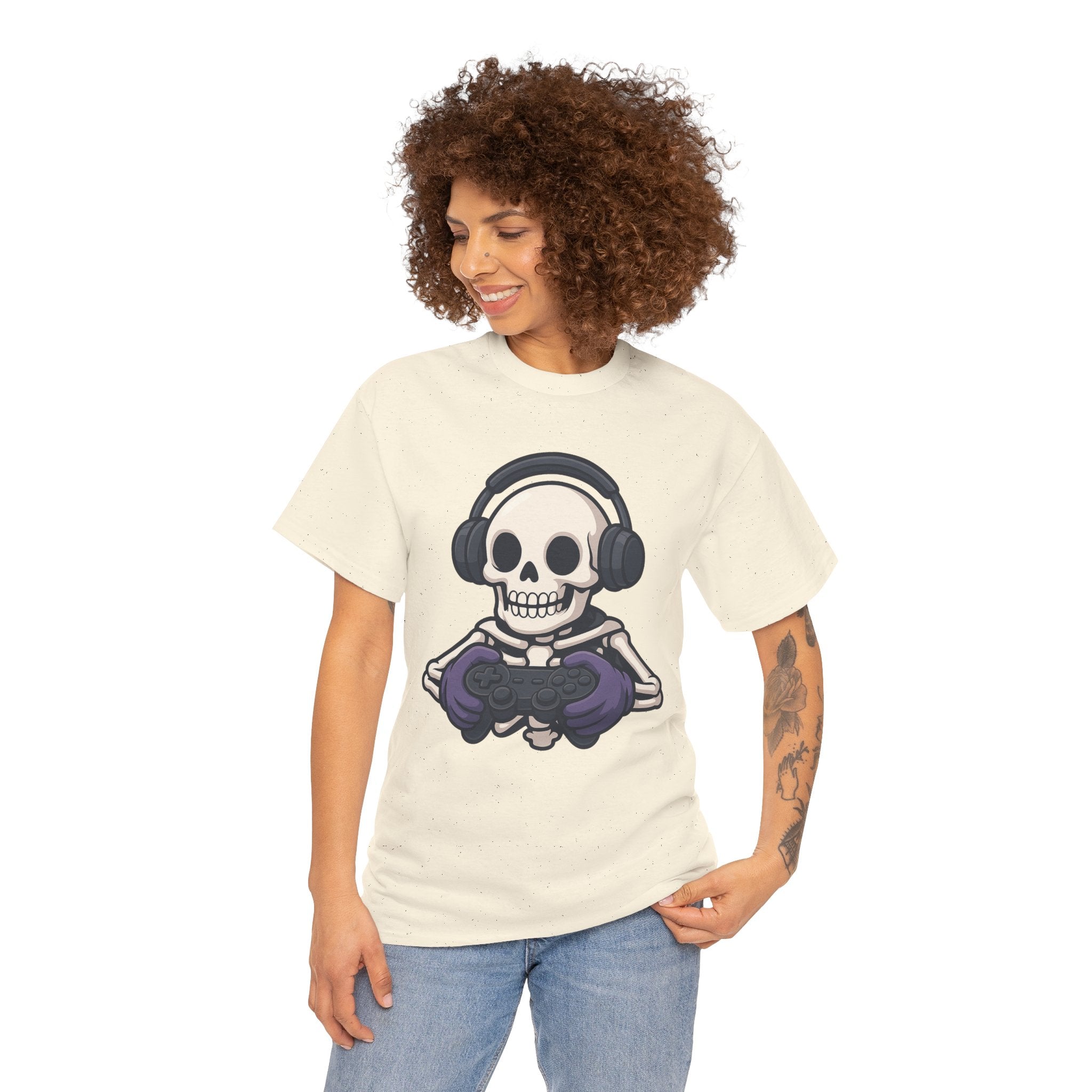 Graphic Teen T-Shirt Gaming Skeleton | T-Shirt by atgodanddesigns