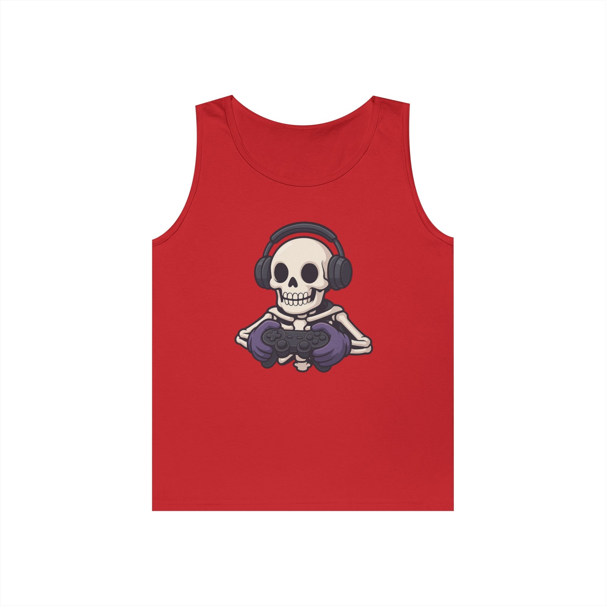 Graphic Teen Tank - Gaming Skeleton | Tank Top by atgodanddesigns