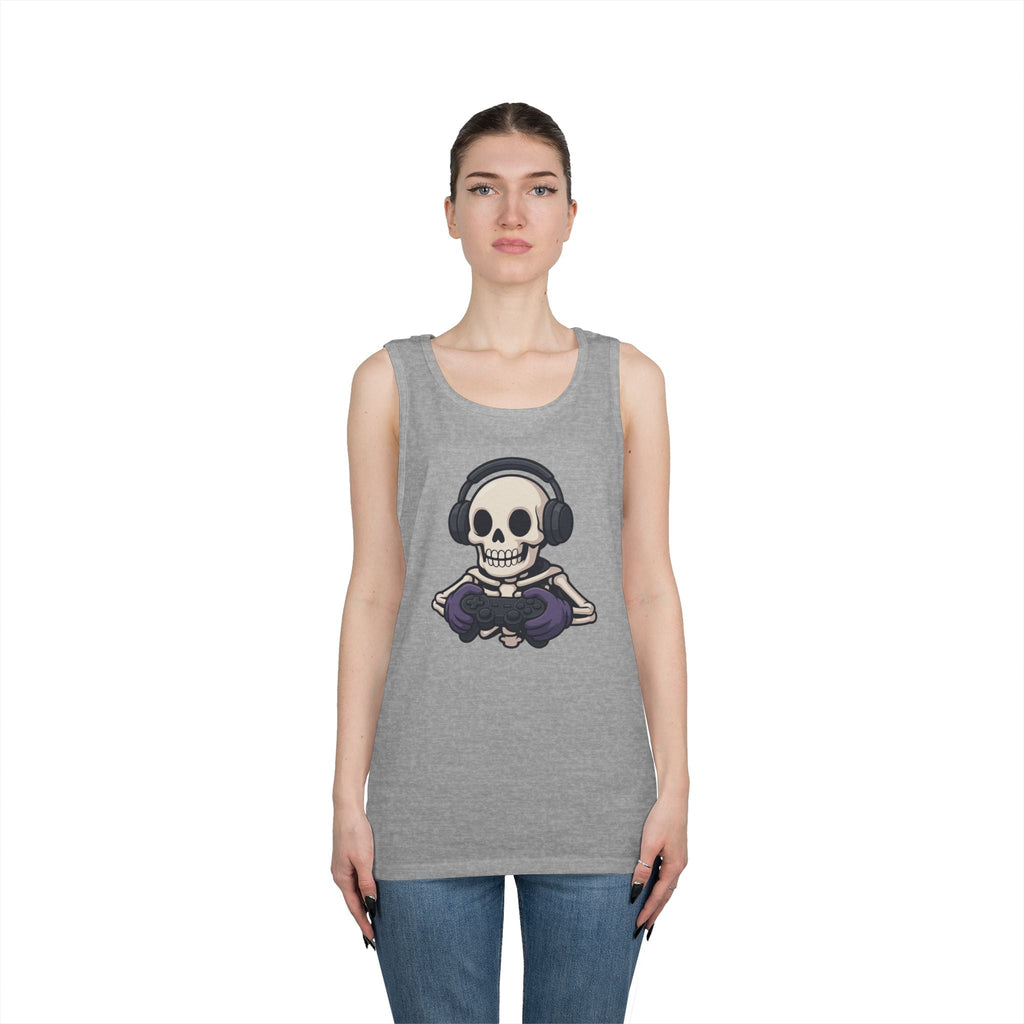 Graphic Teen Tank - Gaming Skeleton | Tank Top by atgodanddesigns