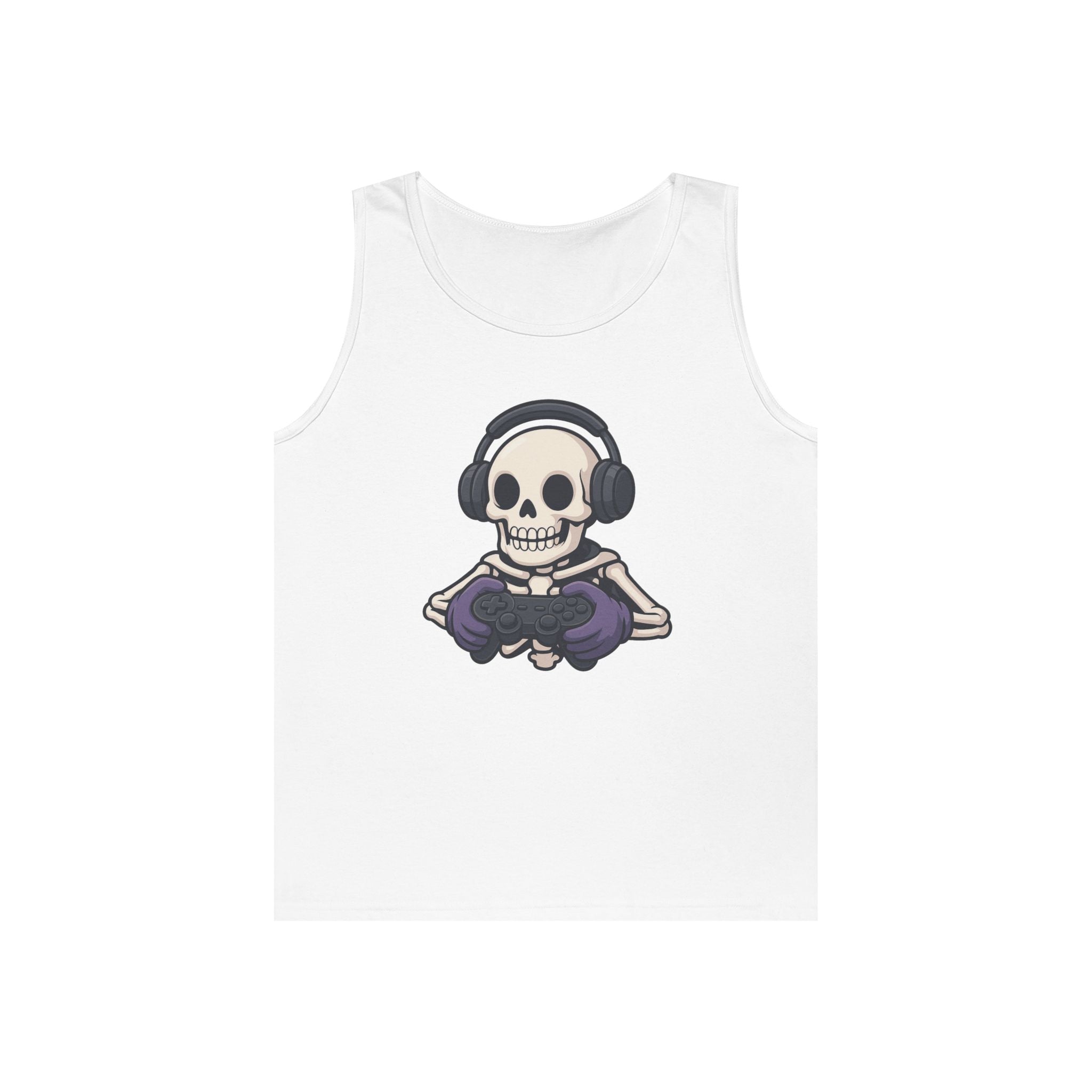 Graphic Teen Tank - Gaming Skeleton | Tank Top by atgodanddesigns