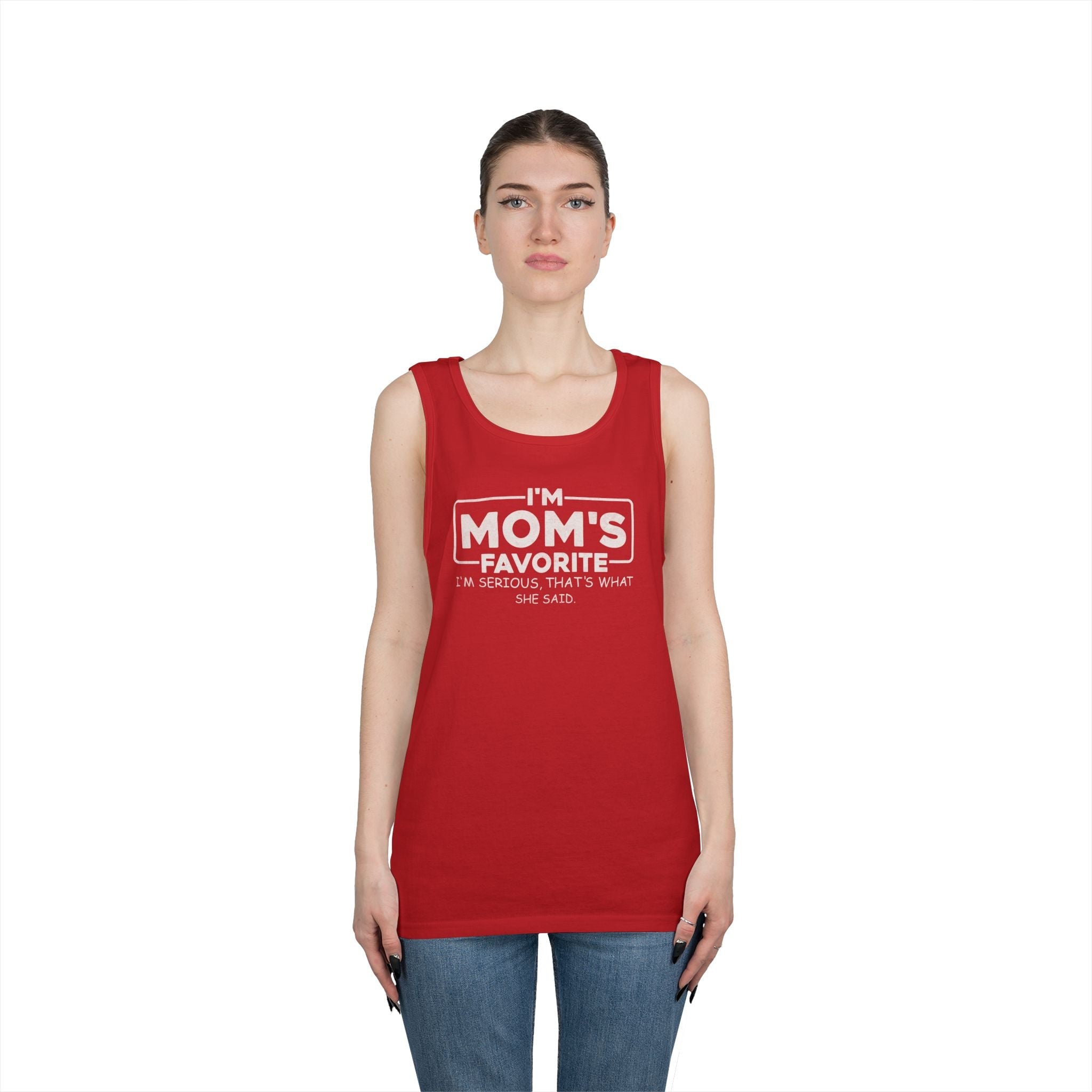 Graphic Teen Tank - I'm Mom's Favorite | Tank Top by atgodanddesigns