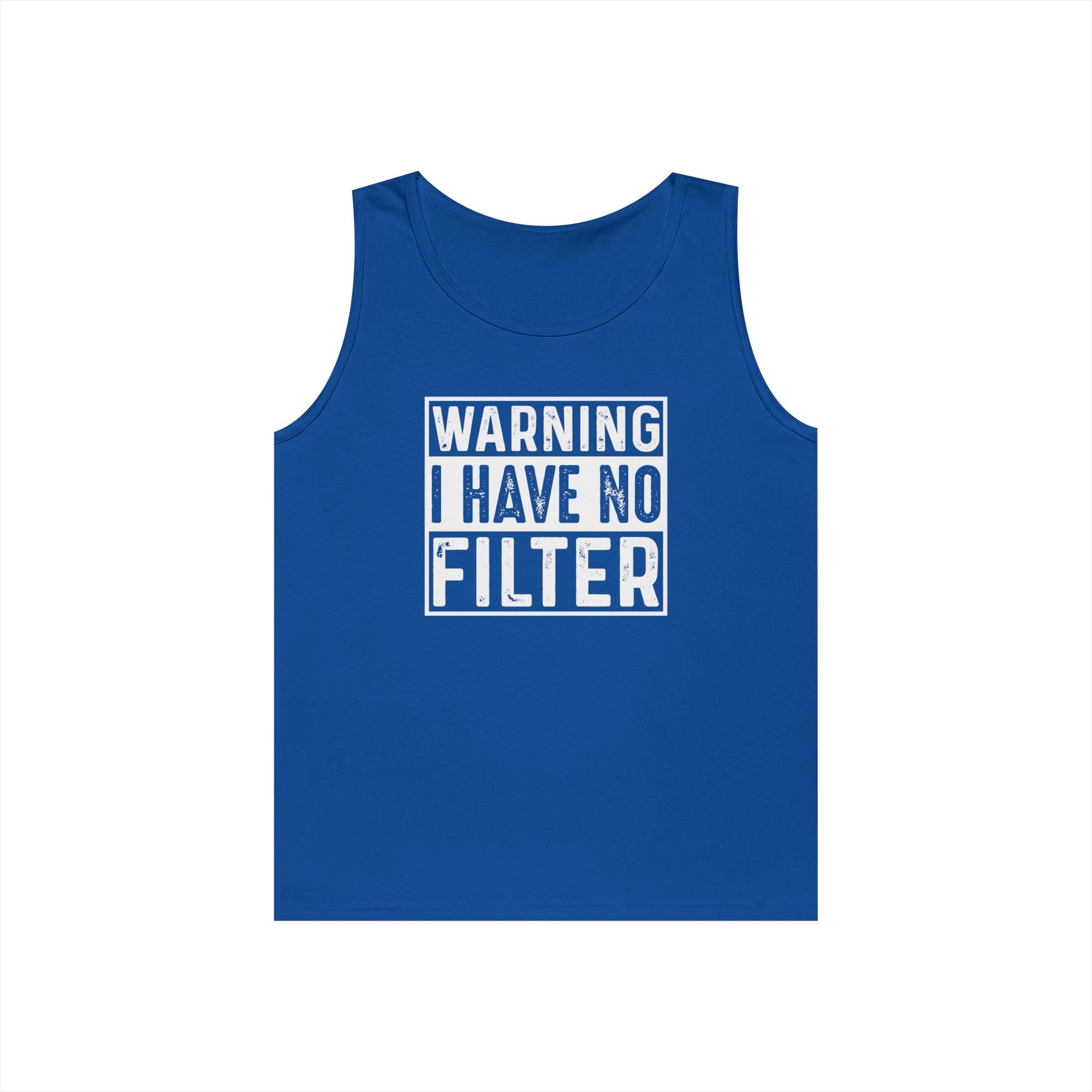 Graphic Teen Tank - Warning I Have No Filter | Tank Top by atgodanddesigns