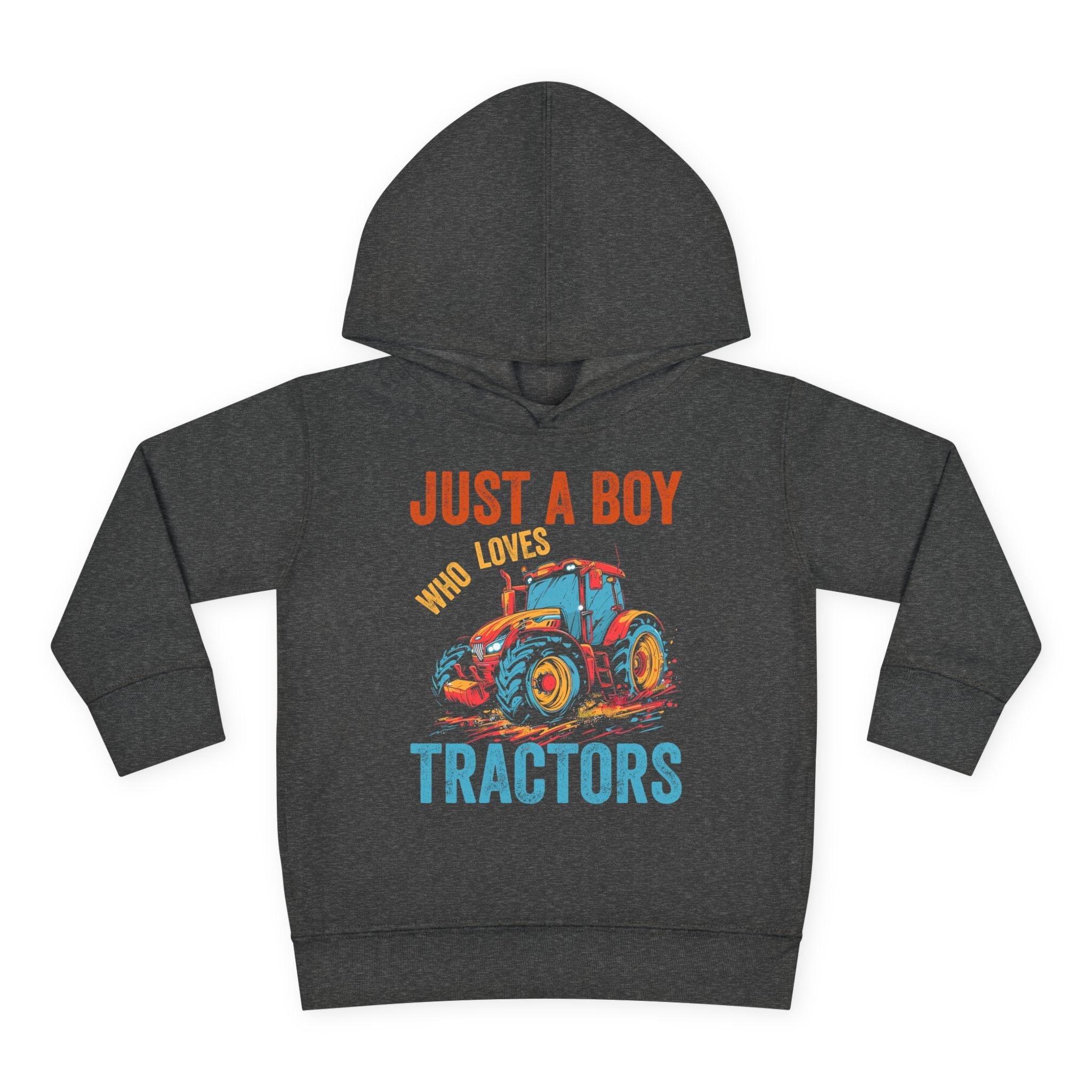 Graphic Toddler Boys Hoodie - Just A Boy Who Loves Tractors | Kids clothes by atgodanddesigns