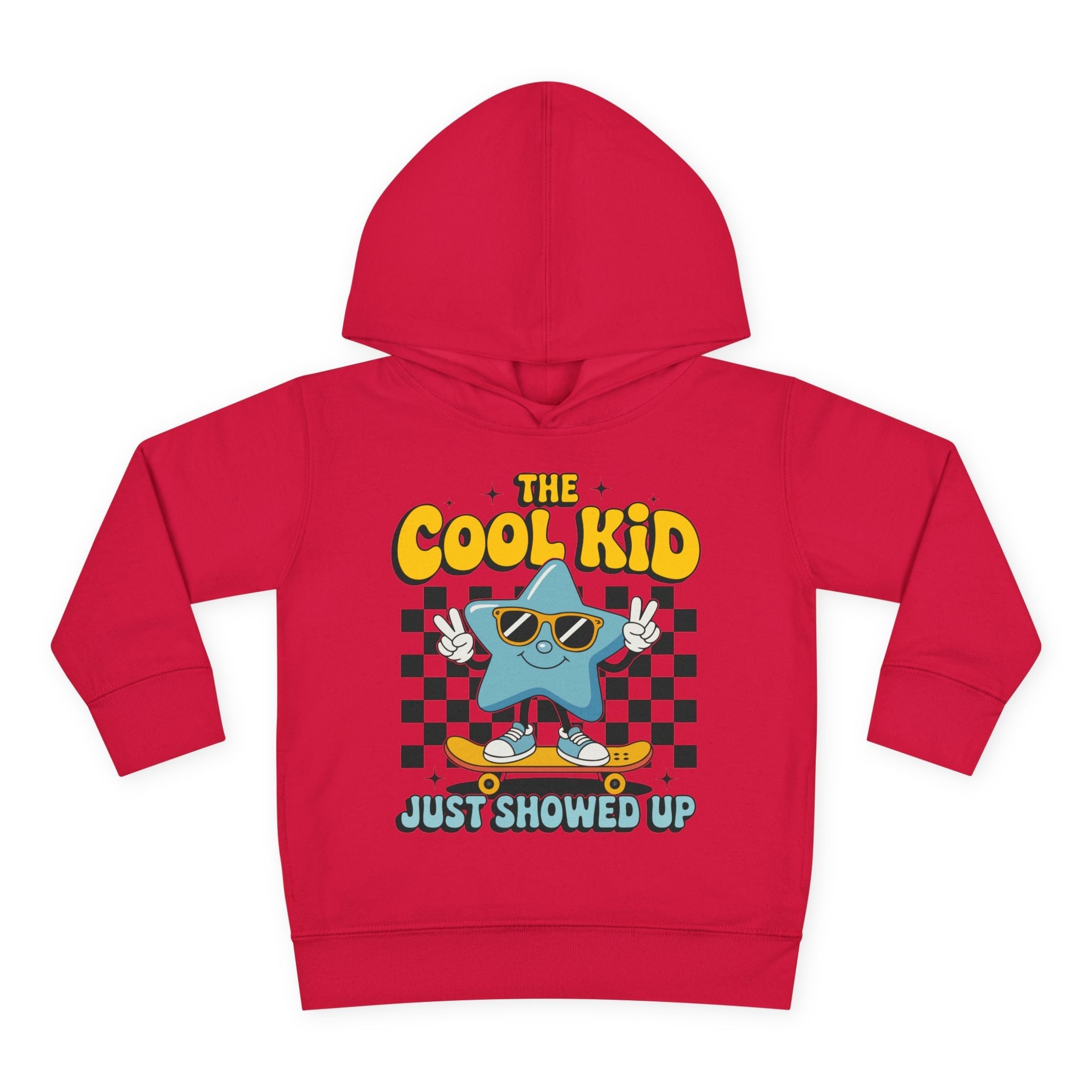 Graphic Toddler Boys Hoodie - The Cool Kid Just Showed Up | Kids clothes by atgodanddesigns
