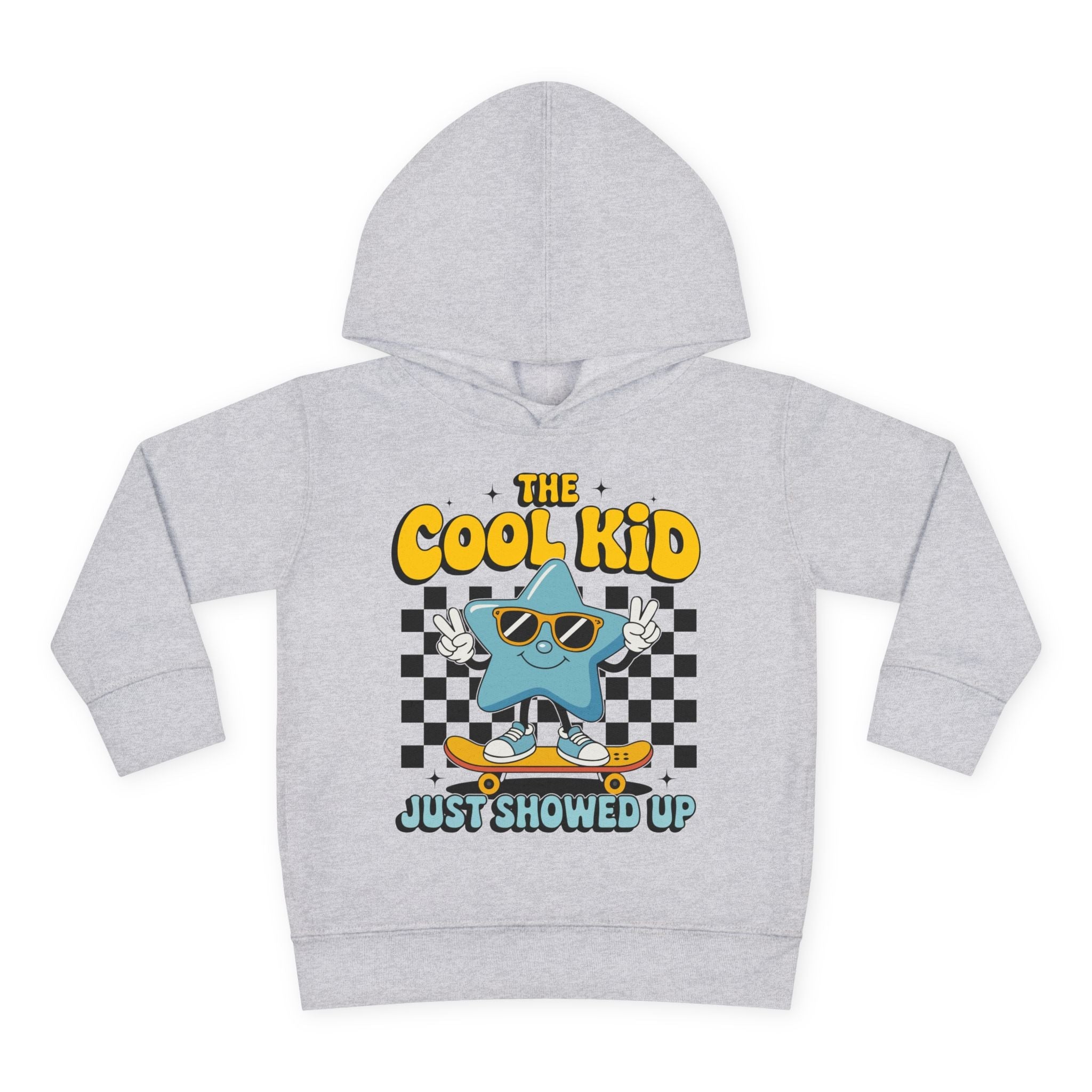Graphic Toddler Boys Hoodie - The Cool Kid Just Showed Up | Kids clothes by atgodanddesigns