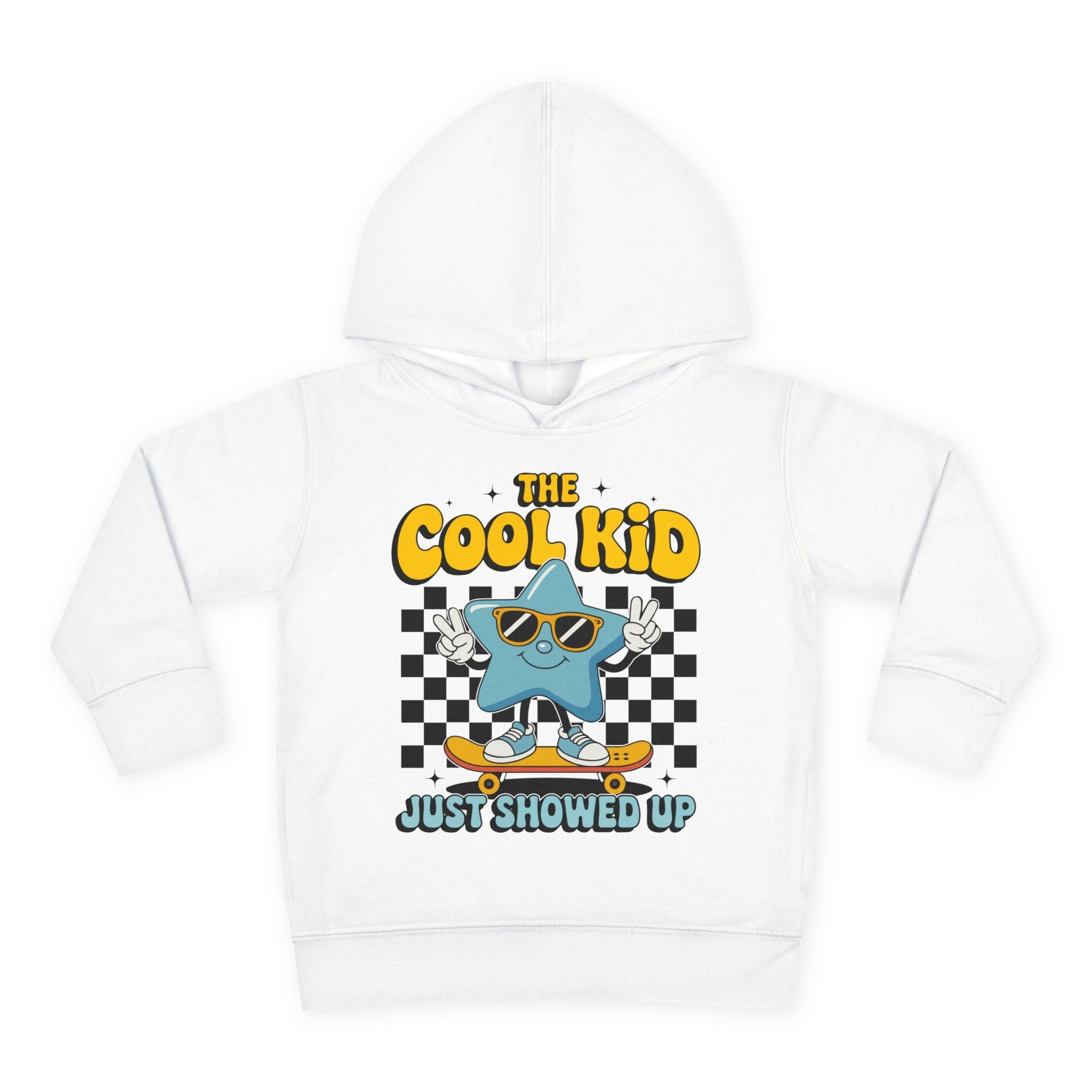 Graphic Toddler Boys Hoodie - The Cool Kid Just Showed Up | Kids clothes by atgodanddesigns